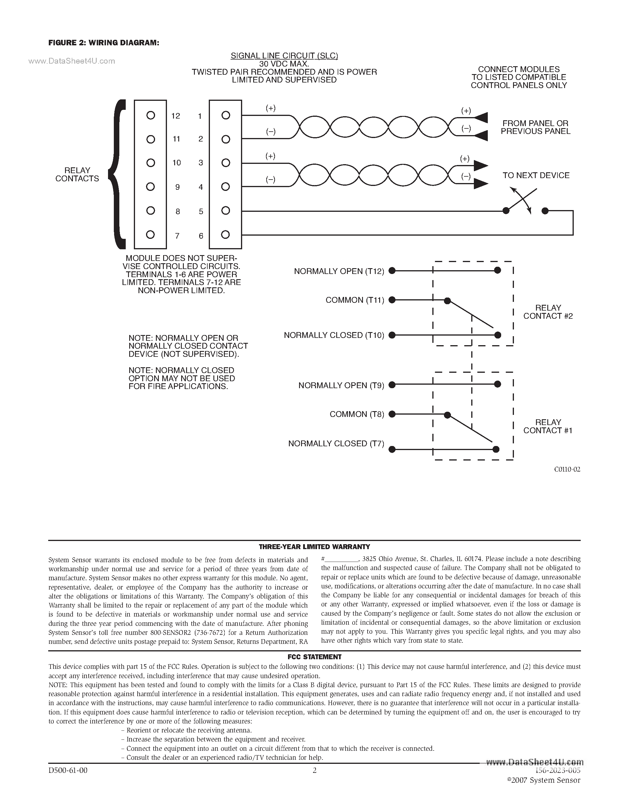 Даташит EM-1RI - Relay Module страница 2