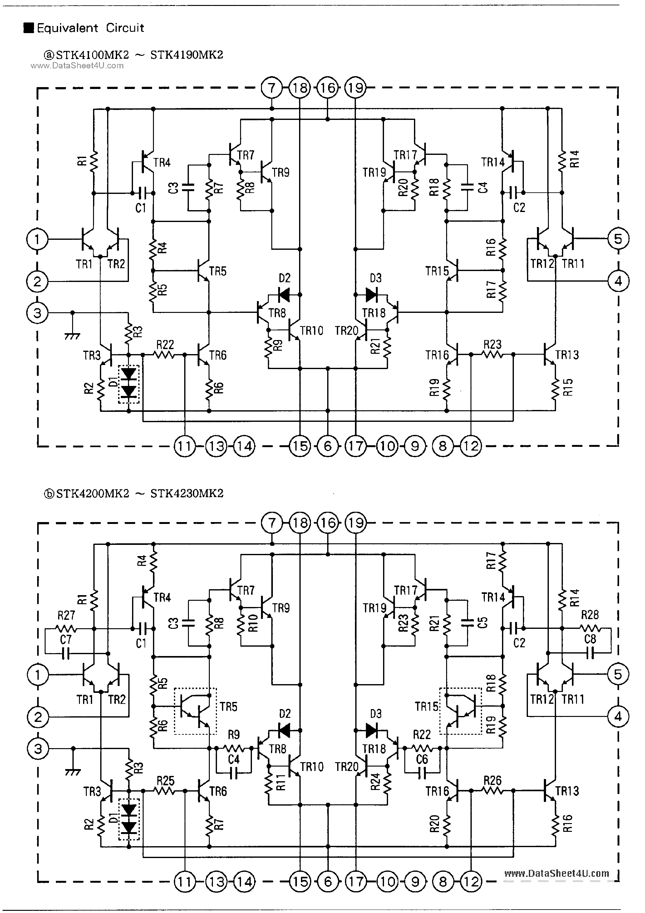 Datasheet STK4110MK2 page 2 Datasheet STK4110MK2 - Power Supply page 2