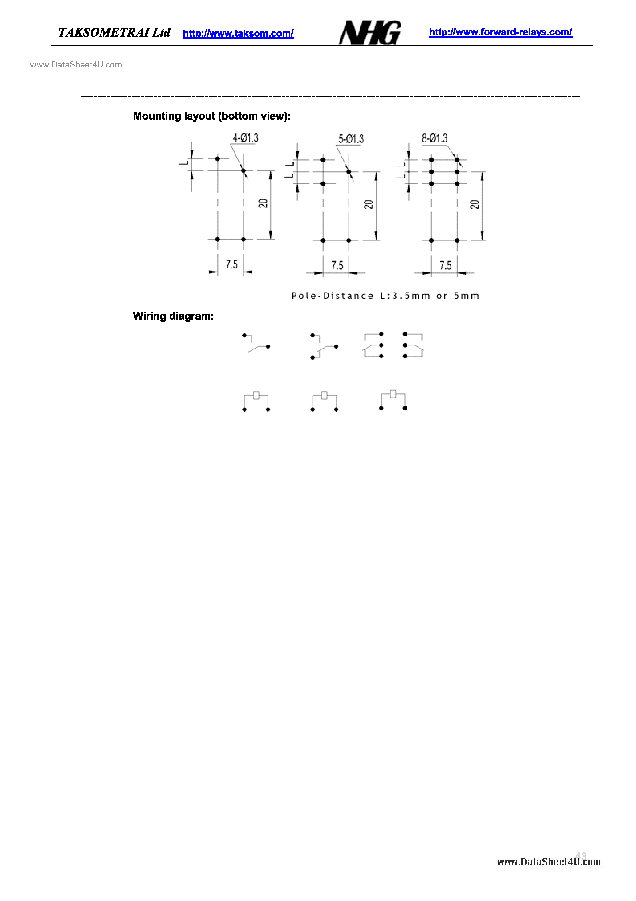 Datasheet JQX-14F - Relay page 2