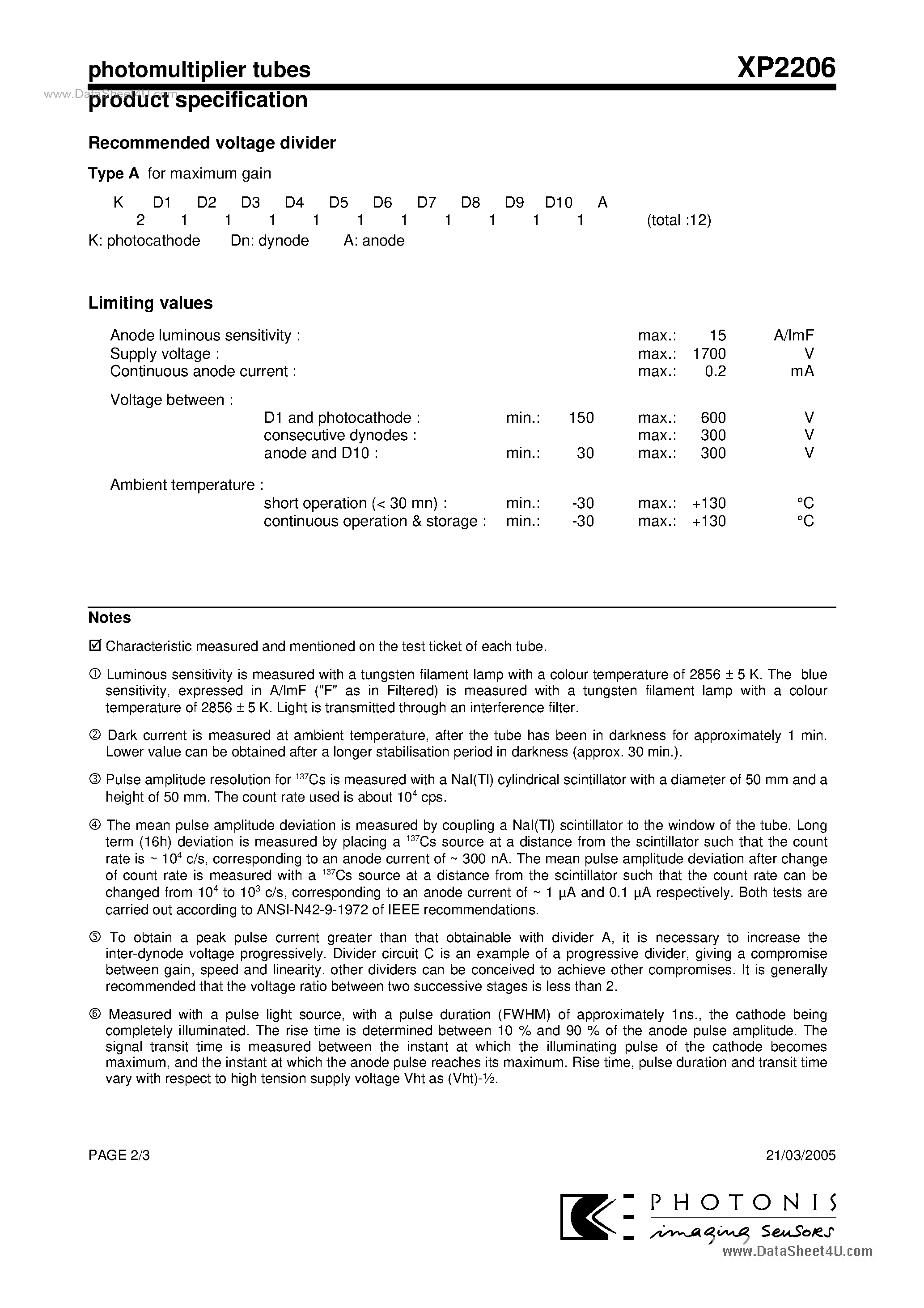 Даташит на микросхему XP2206 страница 2 Даташит XP2206 - A tube страница 2