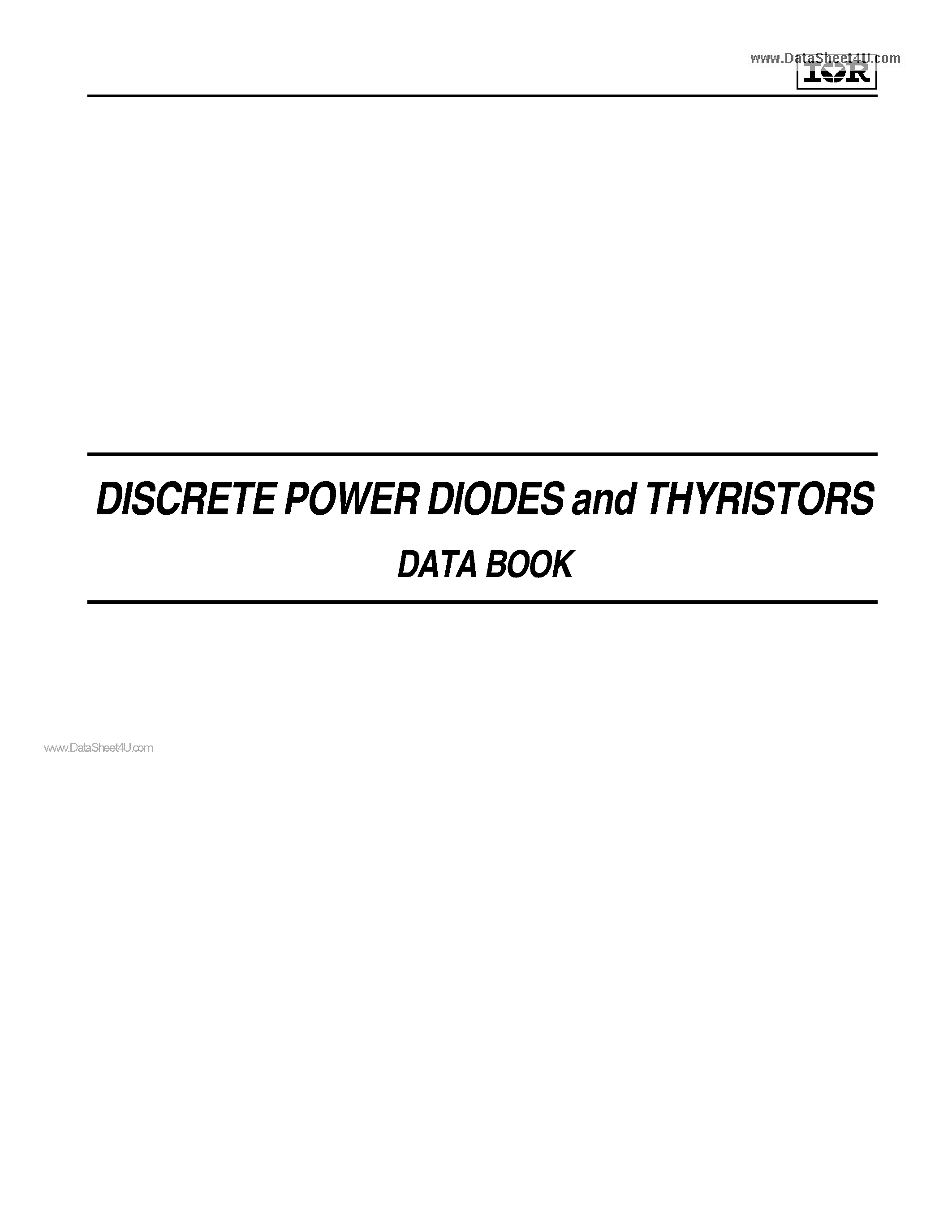 Datasheet ST333C - INVERTER GRADE THYRISTORS Hockey Puk Version page 1