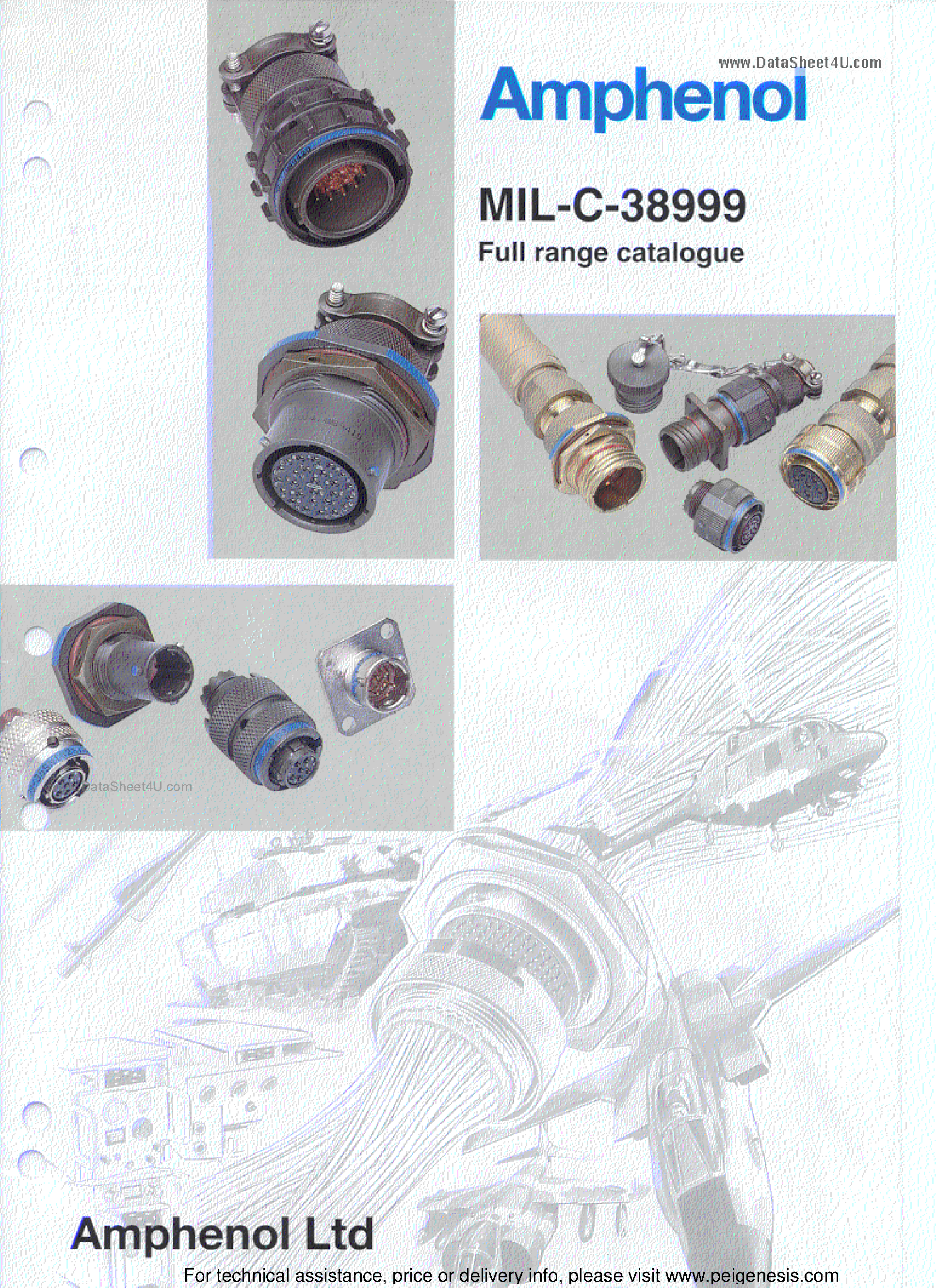 Даташит MIL-C-38999 - Connector страница 1