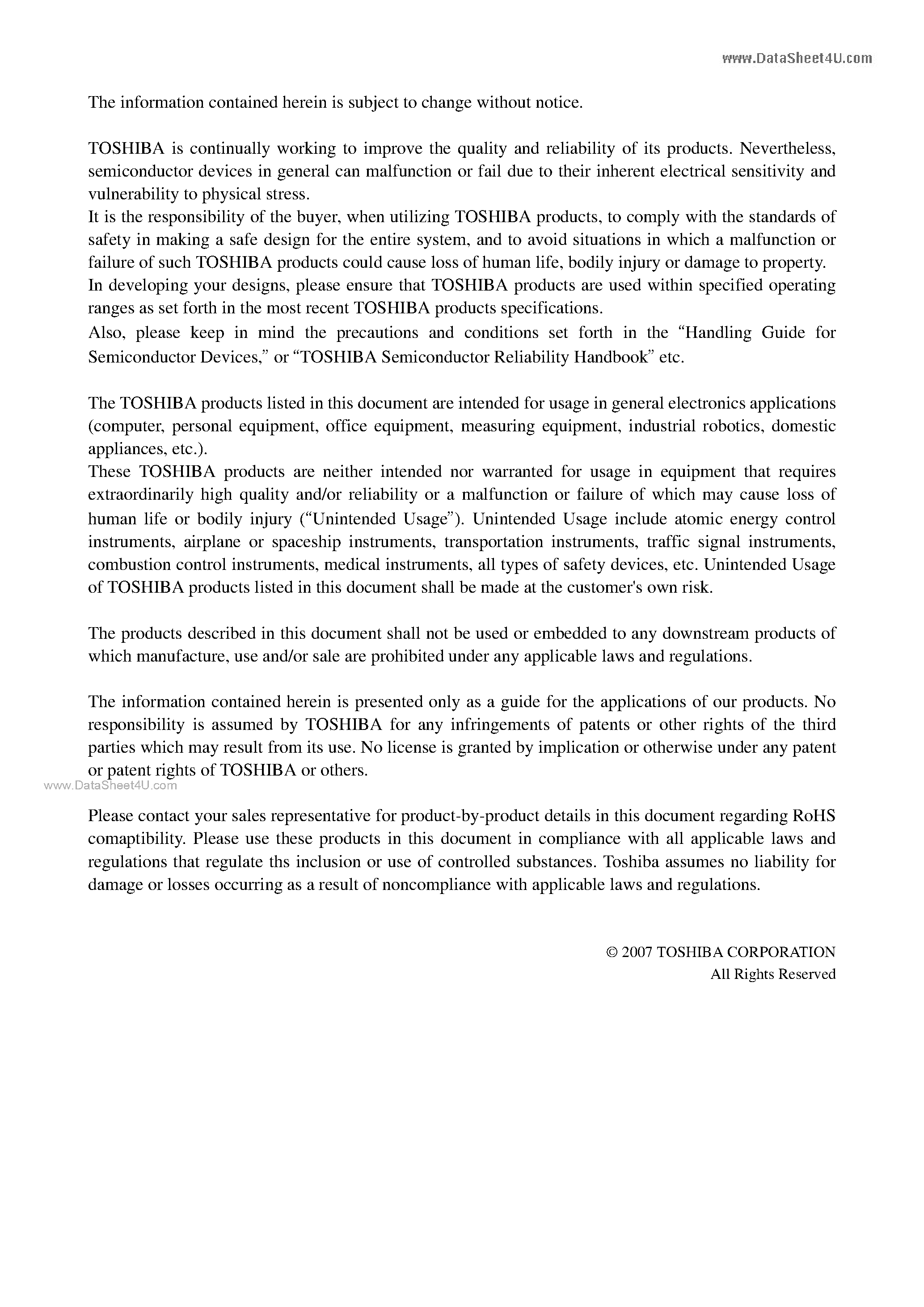 Даташит на микросхему TMP91FU62DFG страница 2 Даташит TMP91FU62DFG - 16 Bit Microcontroller страница 2