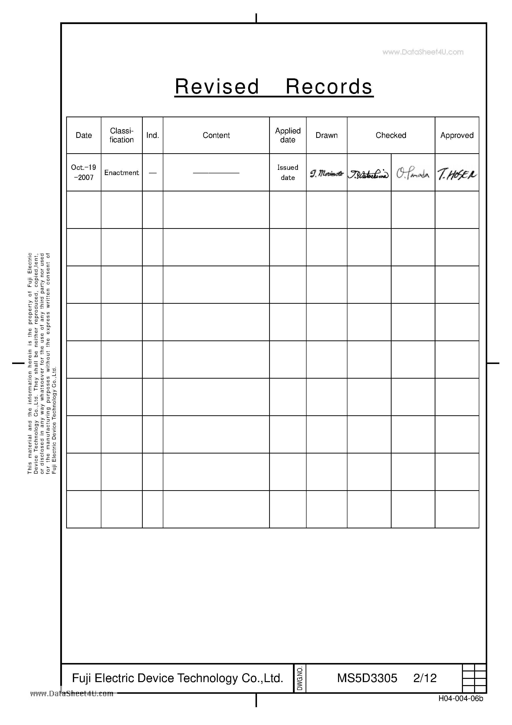 Datasheet TS982C6R page 2 Datasheet TS982C6R - SILICON DIODE page 2