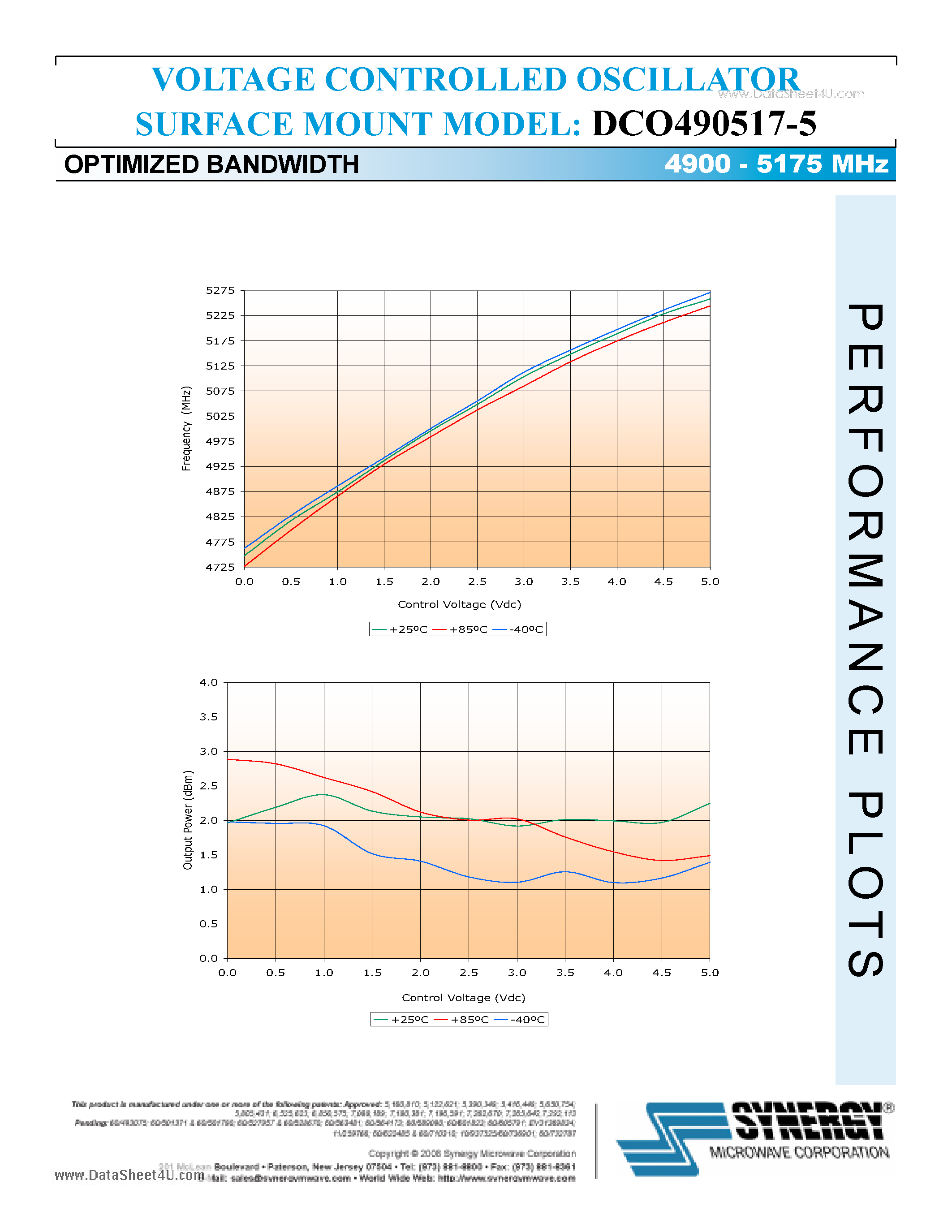 Datasheet DCO490517-5 - VOLTAGE CONTROLLED OSCILLATOR page 2