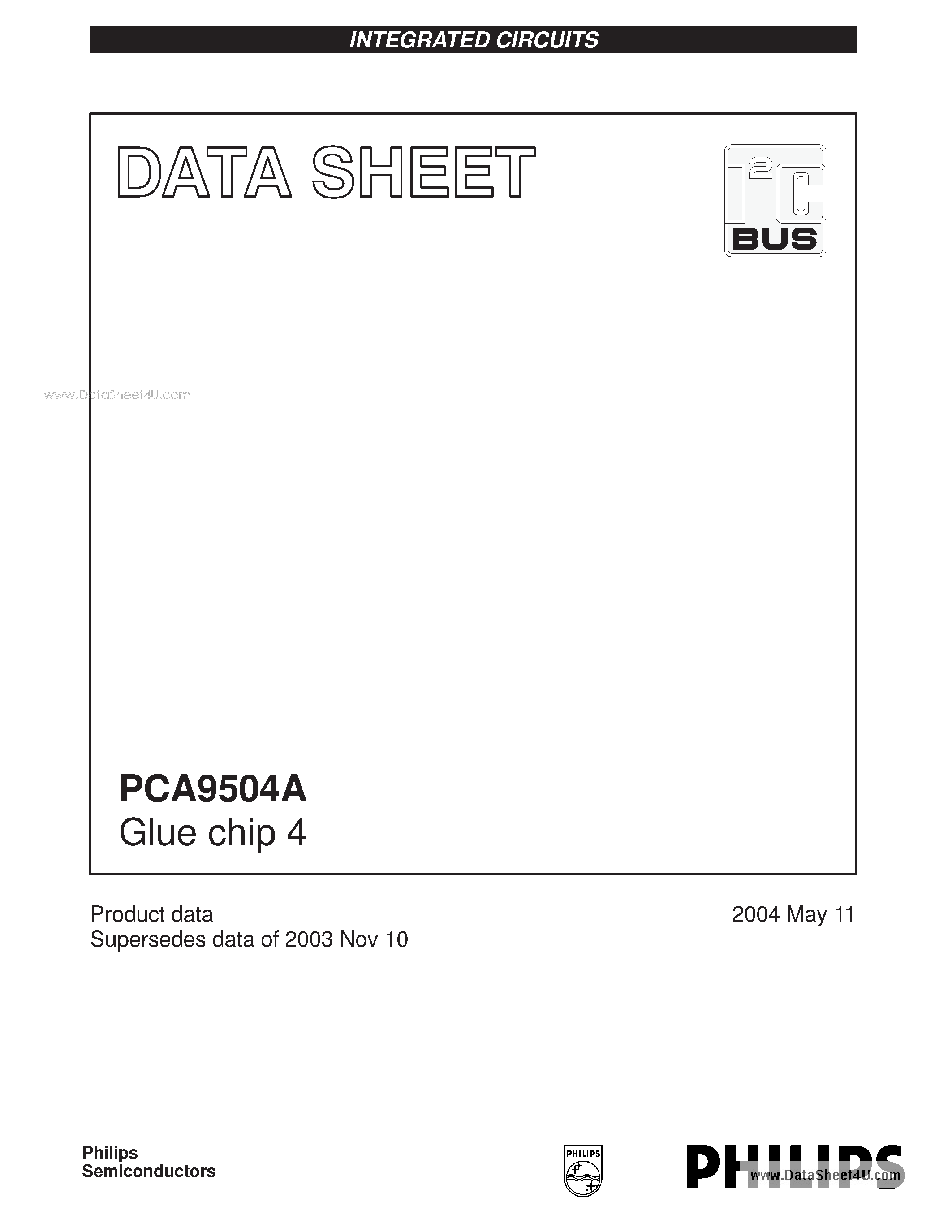 Datasheet PCA9504A - Glue chip 4 page 1