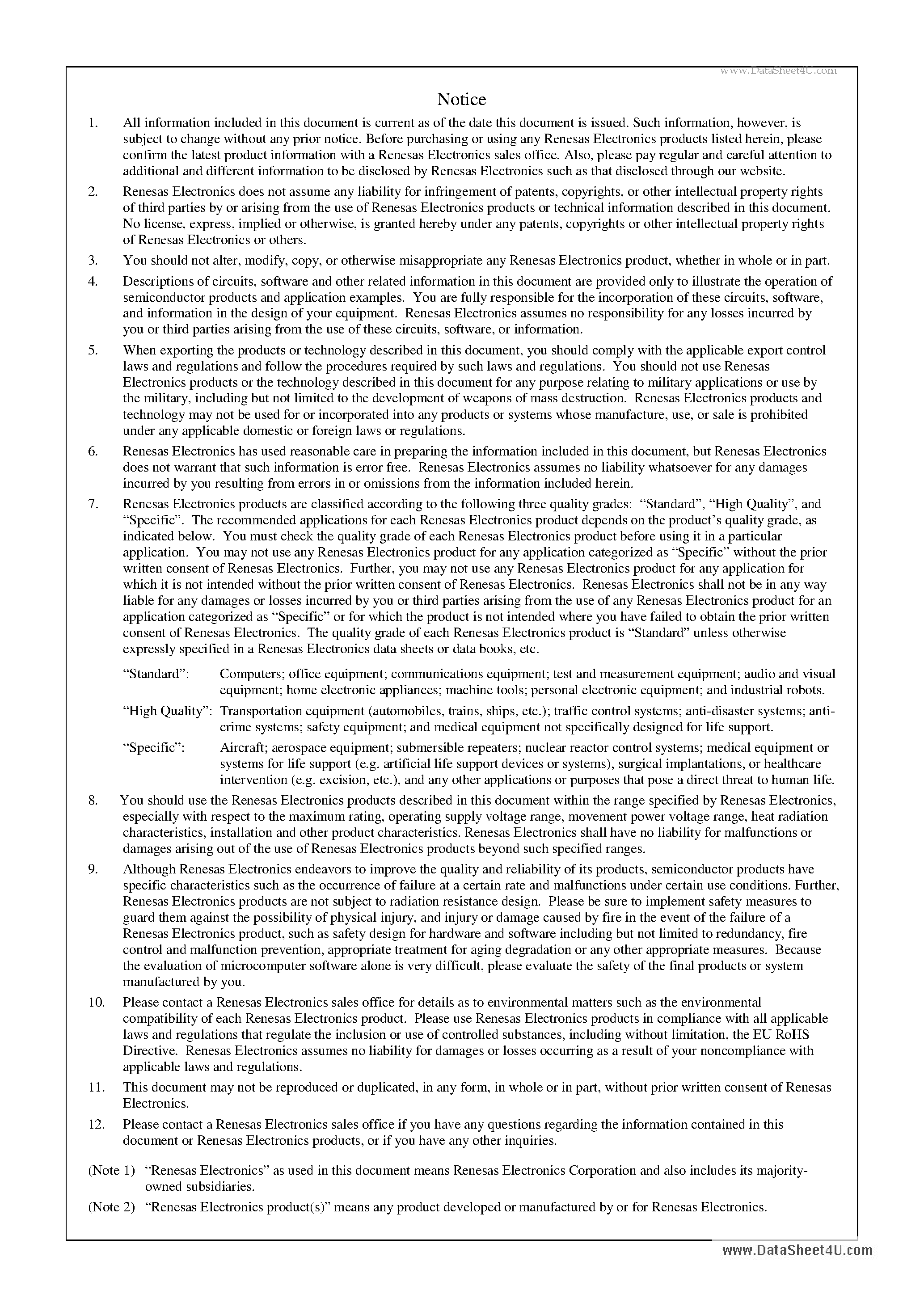 Datasheet RJK0455DPB page 2 Datasheet RJK0455DPB - Silicon N Channel Power MOS FET page 2