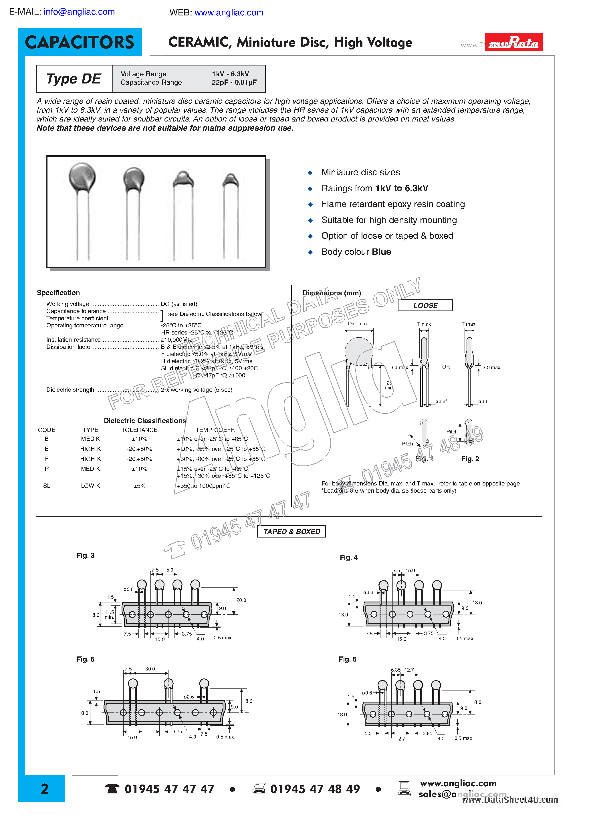 Datasheet DEBB33Axxxxxxx page 1 Datasheet DEBB33Axxxxxxx - CAPACITORS page 1