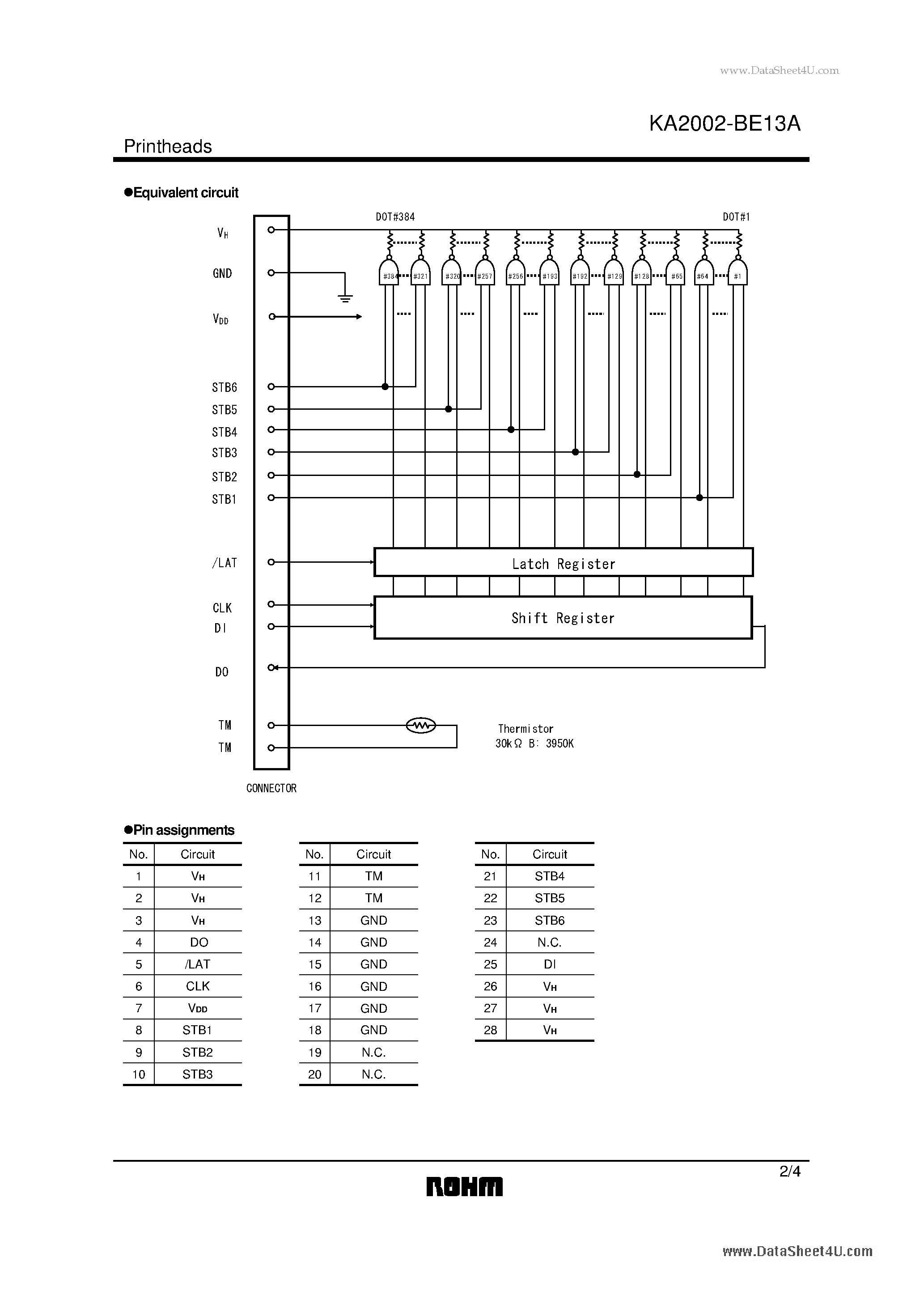 Datasheet KA2002-BE13A - ECR 2.7V Print Voltage page 2