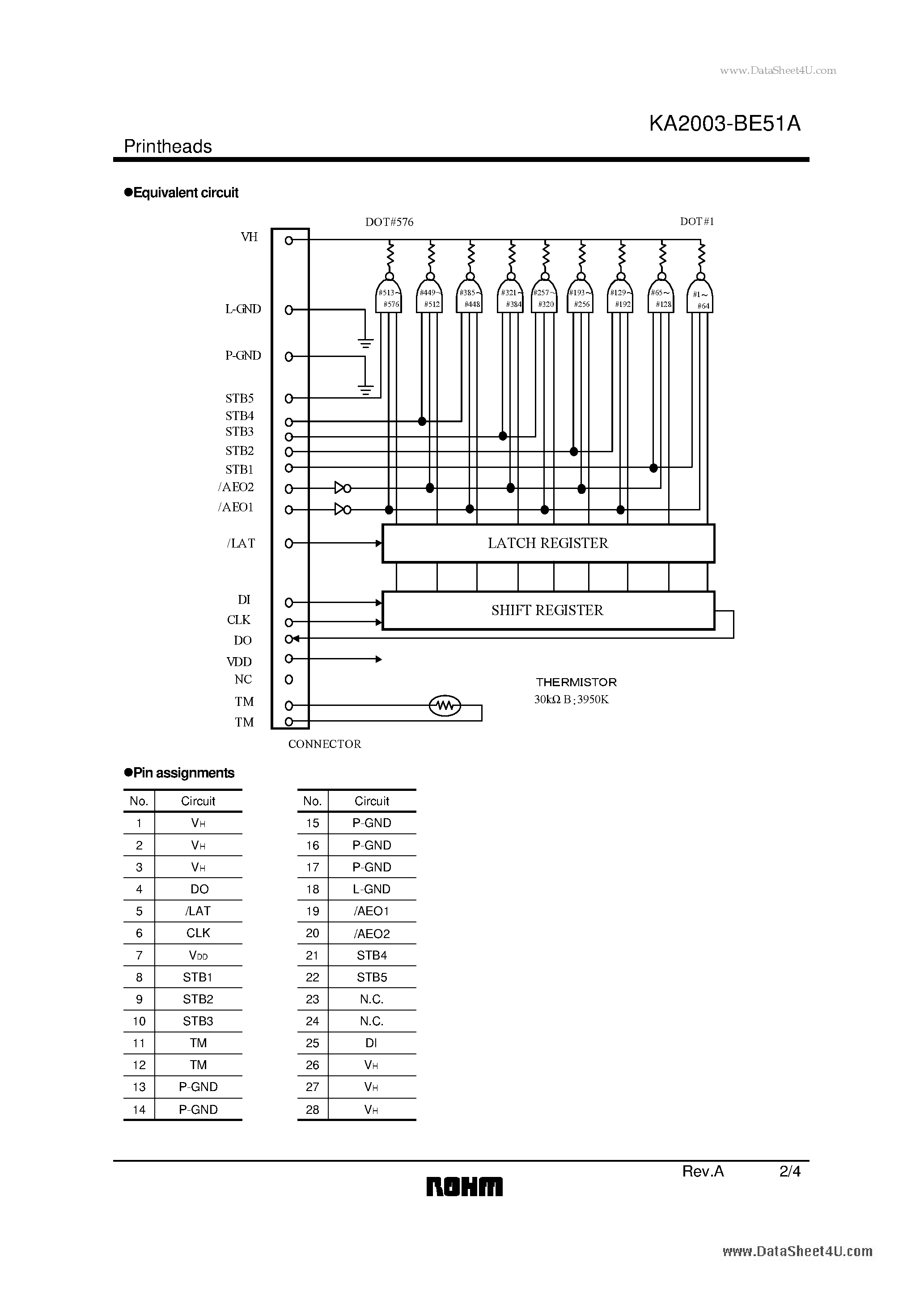 Datasheet KA2003-BE51A - ECR 2.7V Print Voltage page 2