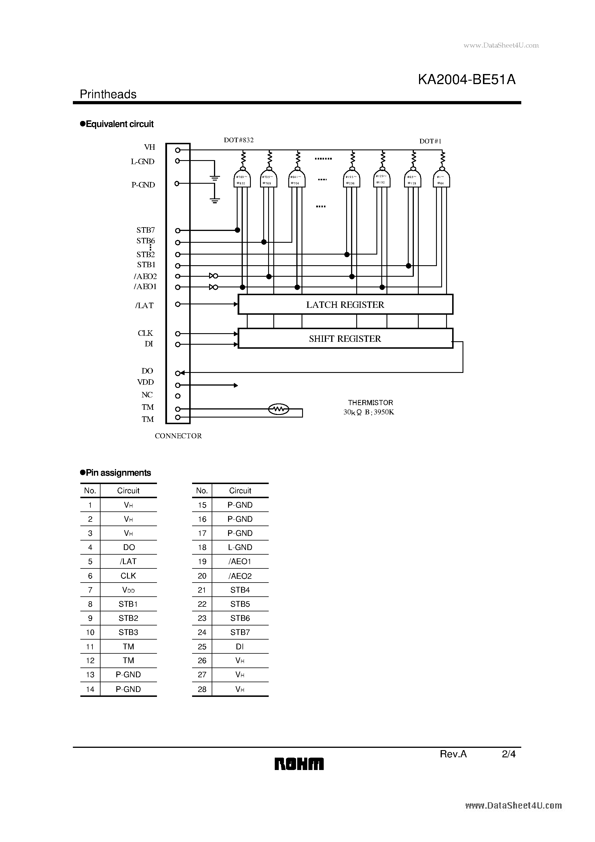 Datasheet KA2004-BE51A - ECR 2.7V Print Voltage page 2