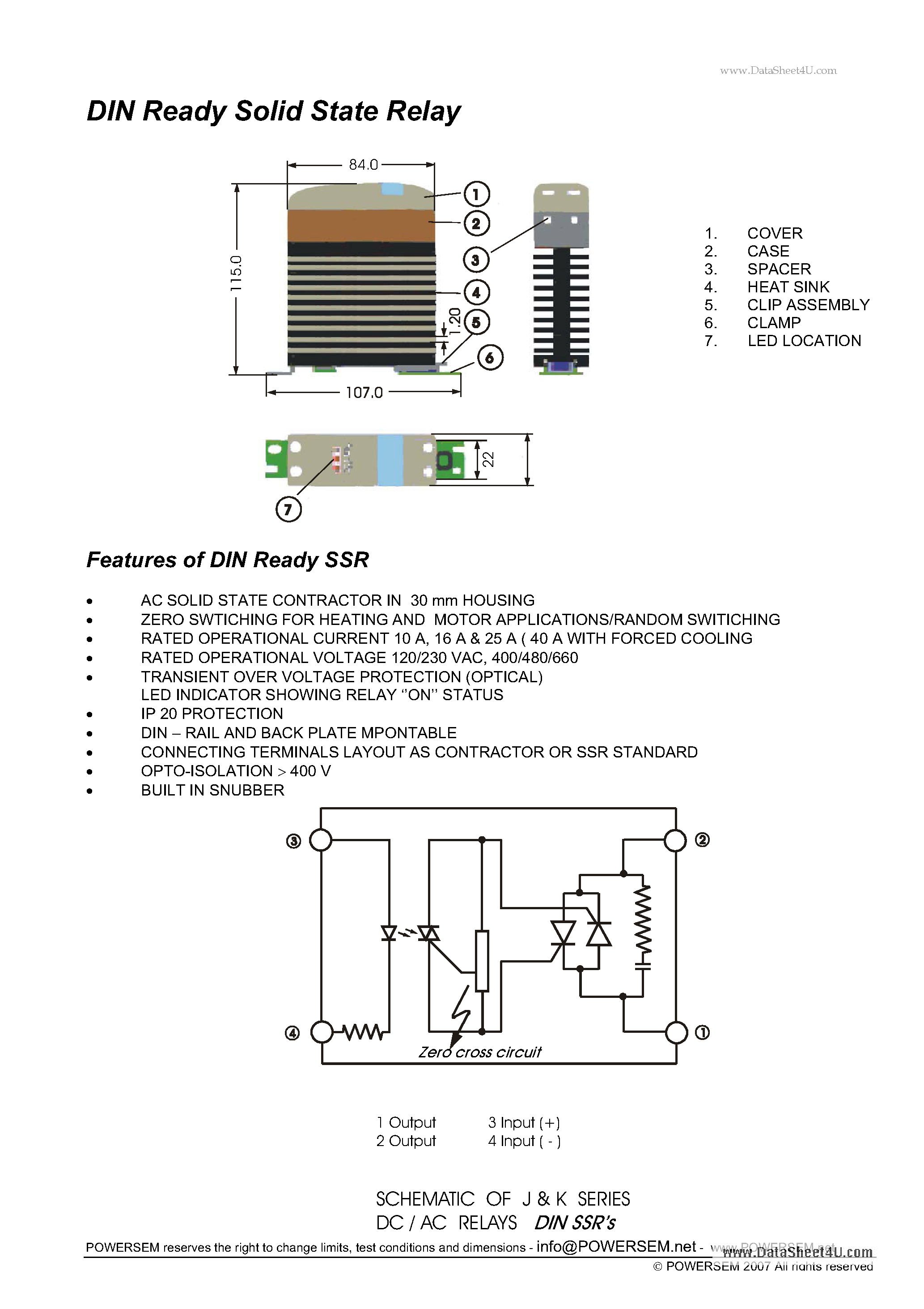 Datasheet PSBDIN30A664028 - DIN Ready Solid State Relay page 2