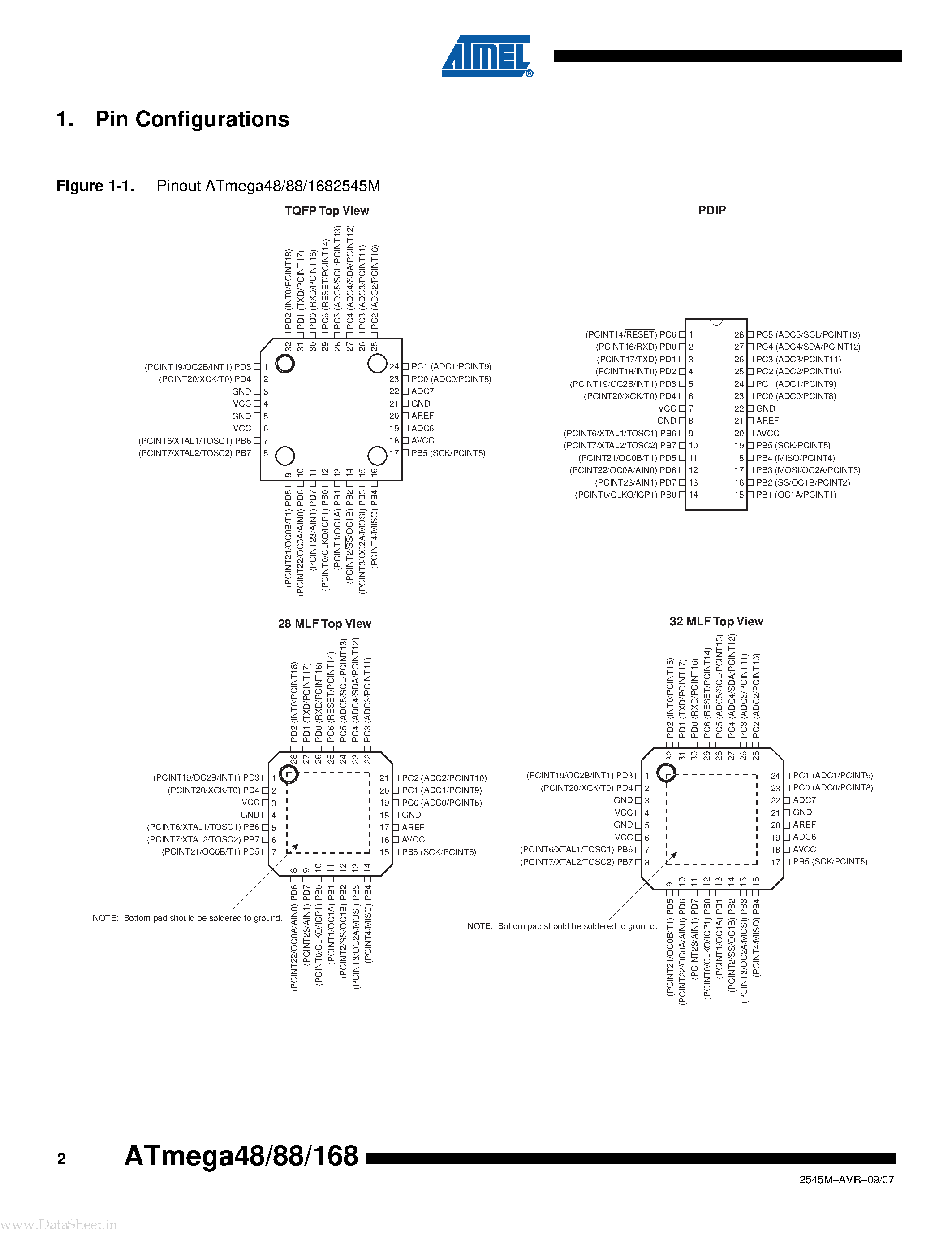 Datasheet 48-20PU - 8-bit Microcontroller page 2