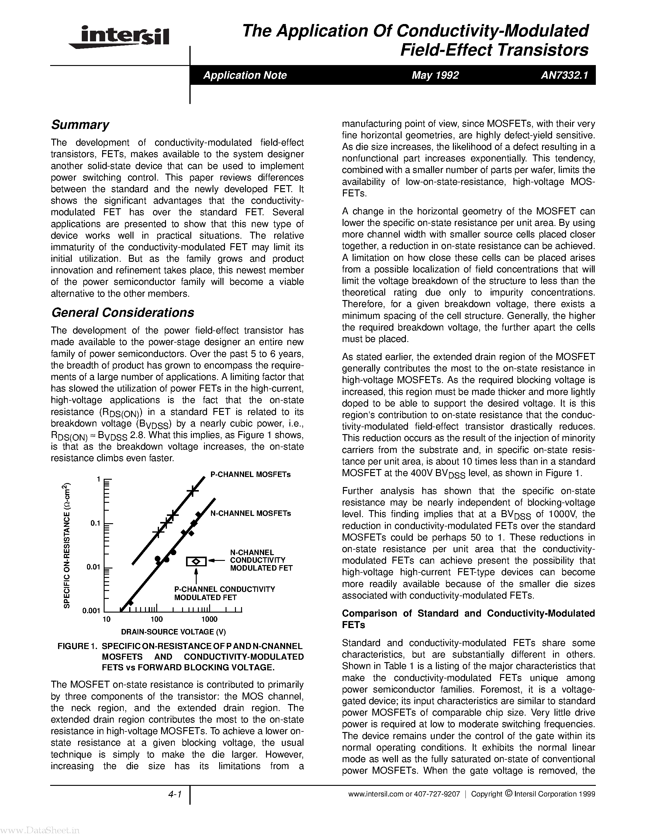 Даташит AN7332 - Field-Effect Transistors страница 1
