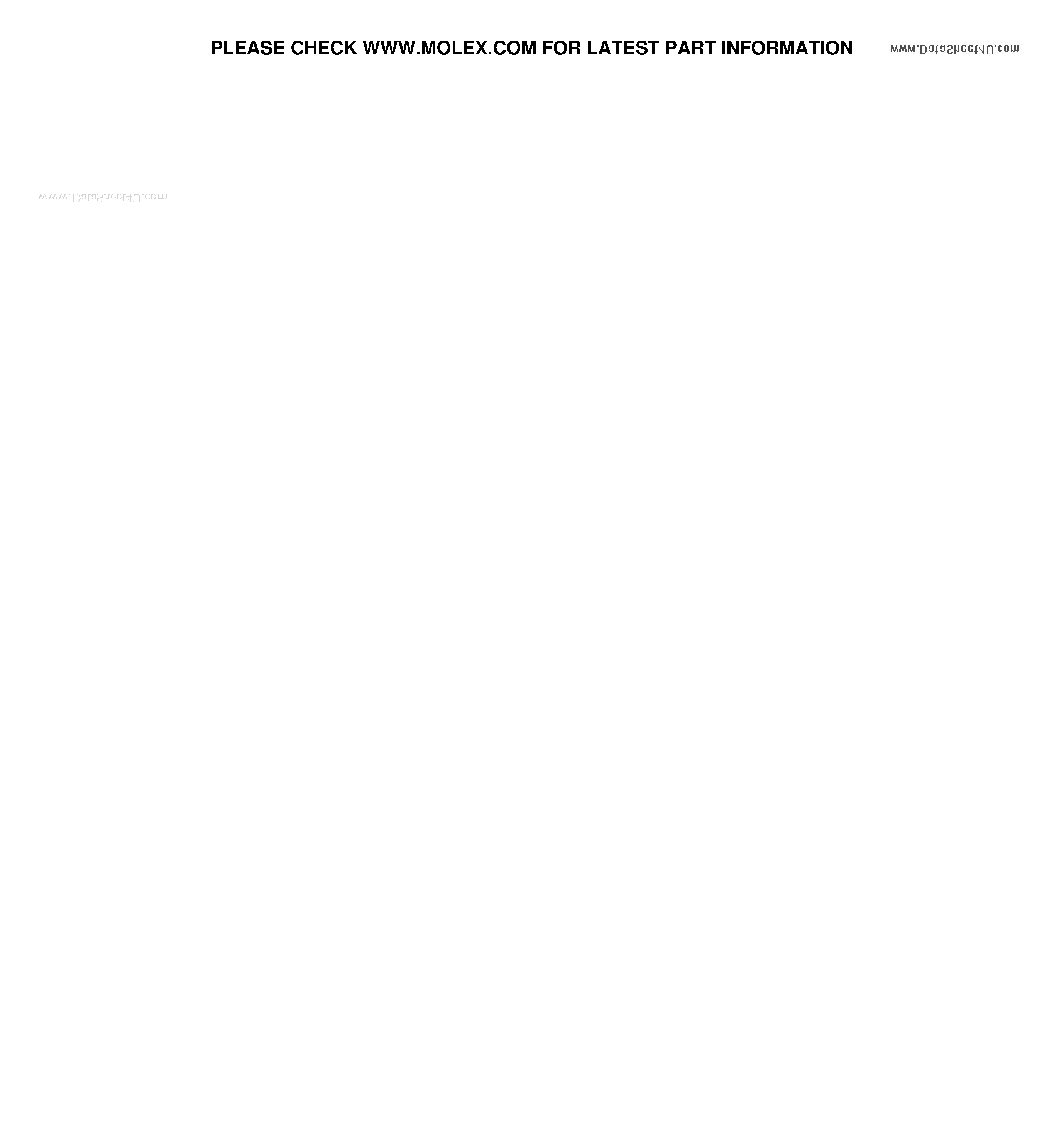 Datasheet 5340-64BGS17F - 2.54mm (.100) Pitch QF-50 / Right Angle / Dual Row with Eject Levers / Shrouded Header / 64 Circuits page 2
