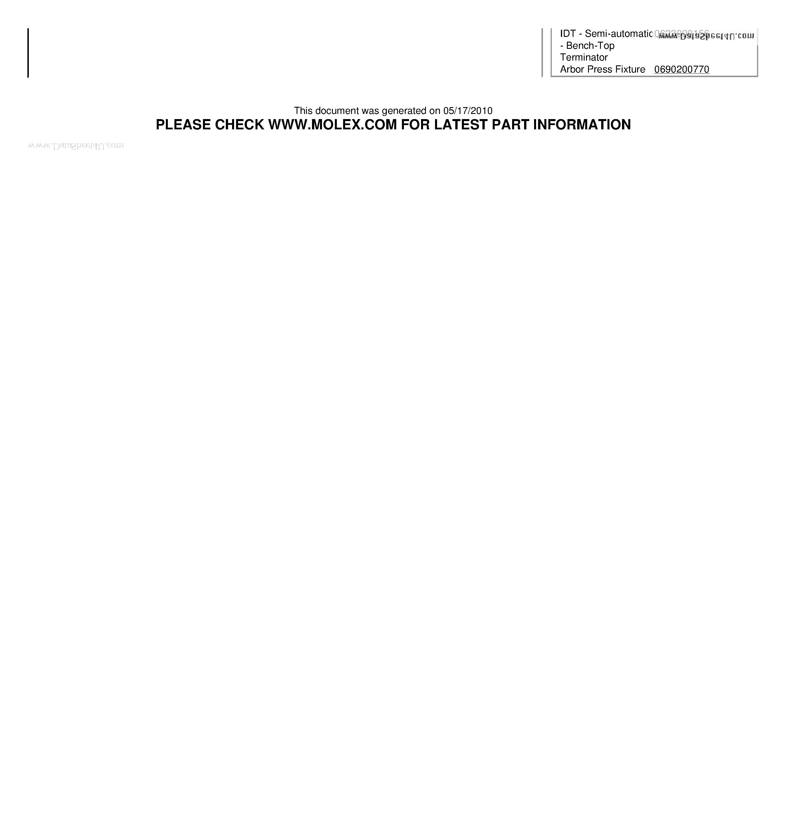 Datasheet A-7674-B07A102A - 3.96mm (.156) KK IDT Trifurcon Contact 7 Circuits Tin (Sn) Feed-Through 18 Solid or Fused Stranded Yellow ID Strip page 2