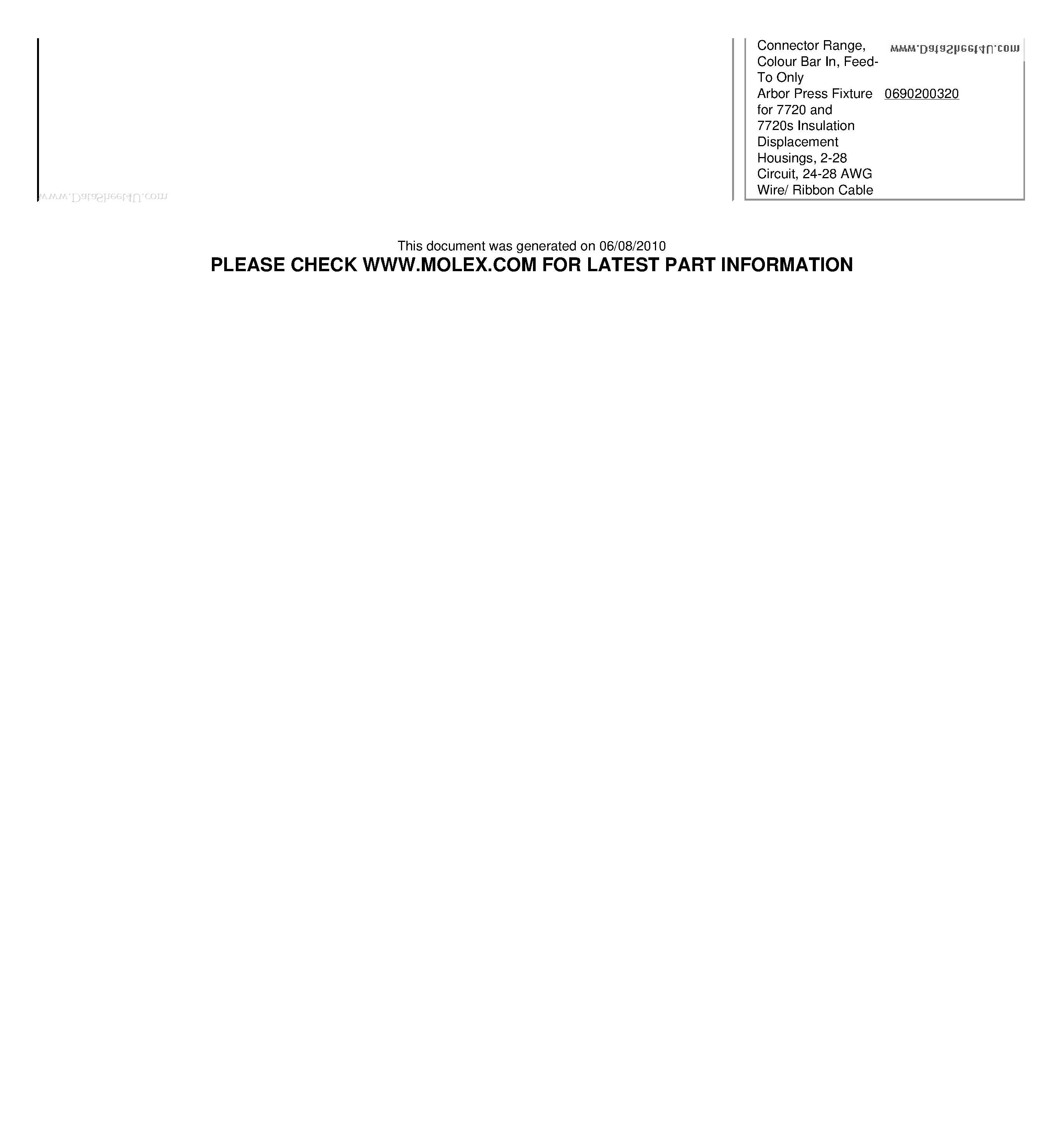 Datasheet A-7720-WE16FP909B - 2.54mm (.100) KK IDT Double Cantilever Contact 16 Circuits Tin (Sn) Feed-To 22 AWG Wire Friction Ramp page 2
