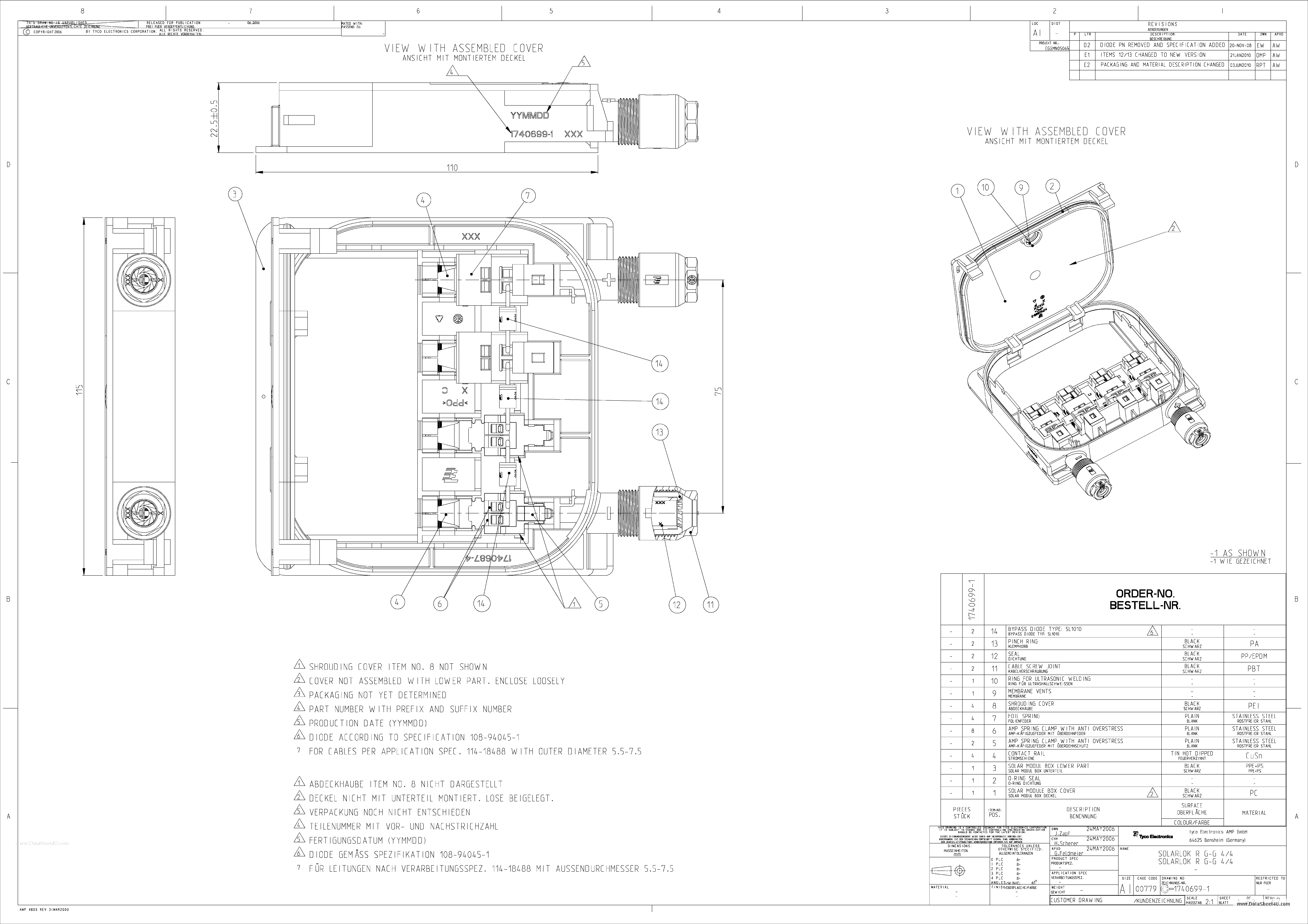 Datasheet C-1740699-1 - SOLARLOK R G-G 4/4 page 1