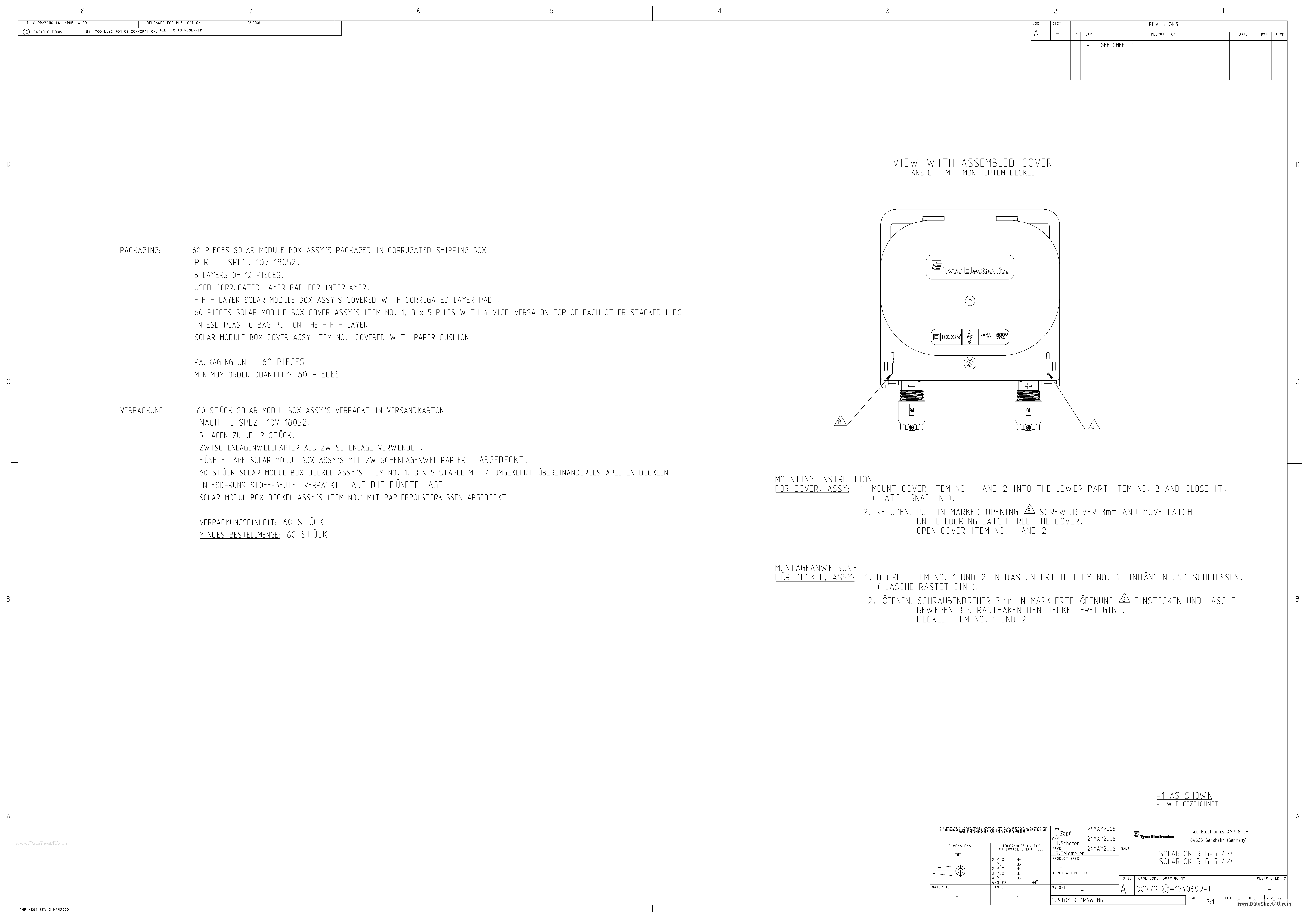 Datasheet C-1740699-1 - SOLARLOK R G-G 4/4 page 2