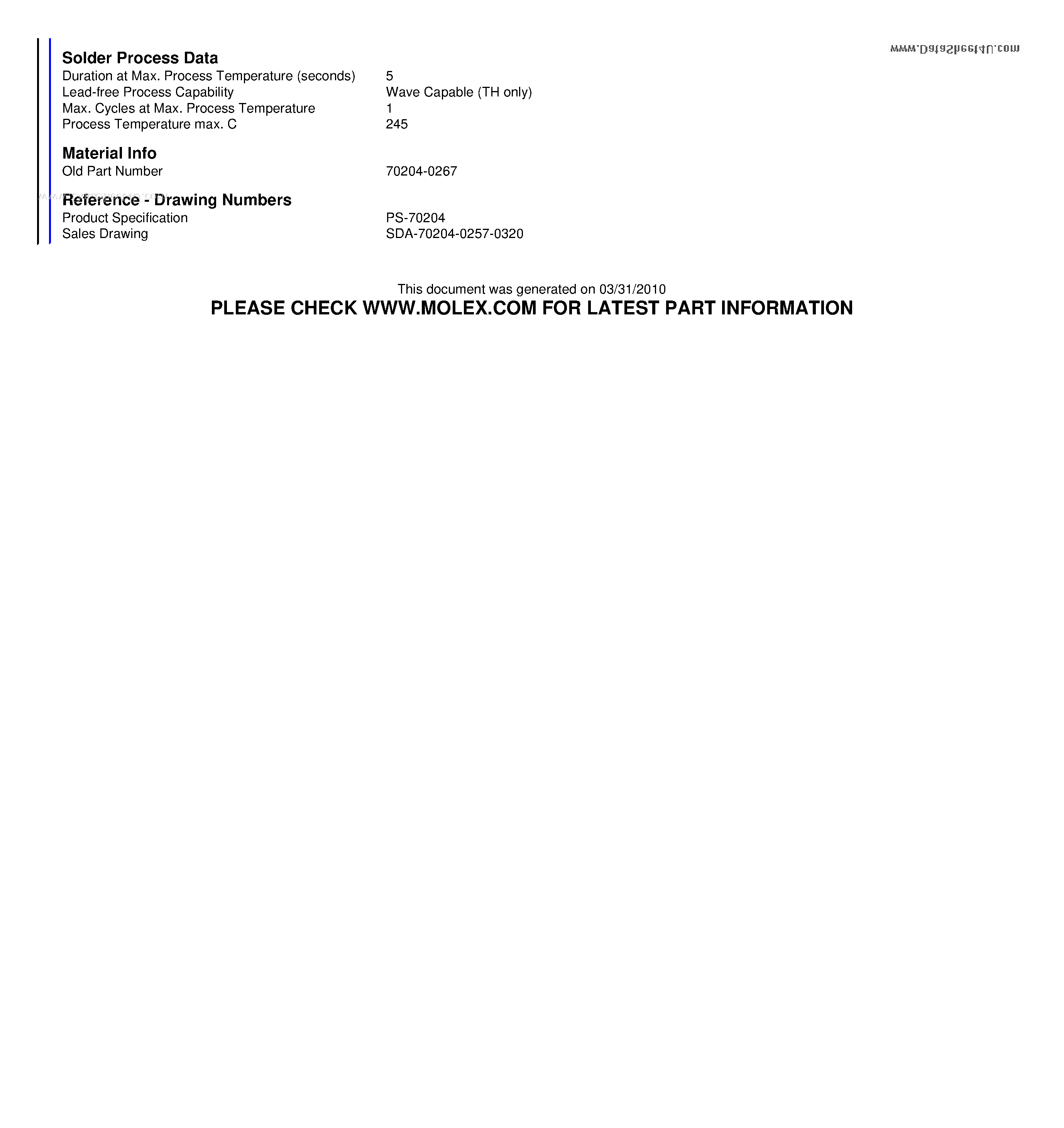 Даташит 70204-0267 - 2.54mm (.100) Pitch C-Grid Header Dual Row Shrouded страница 2