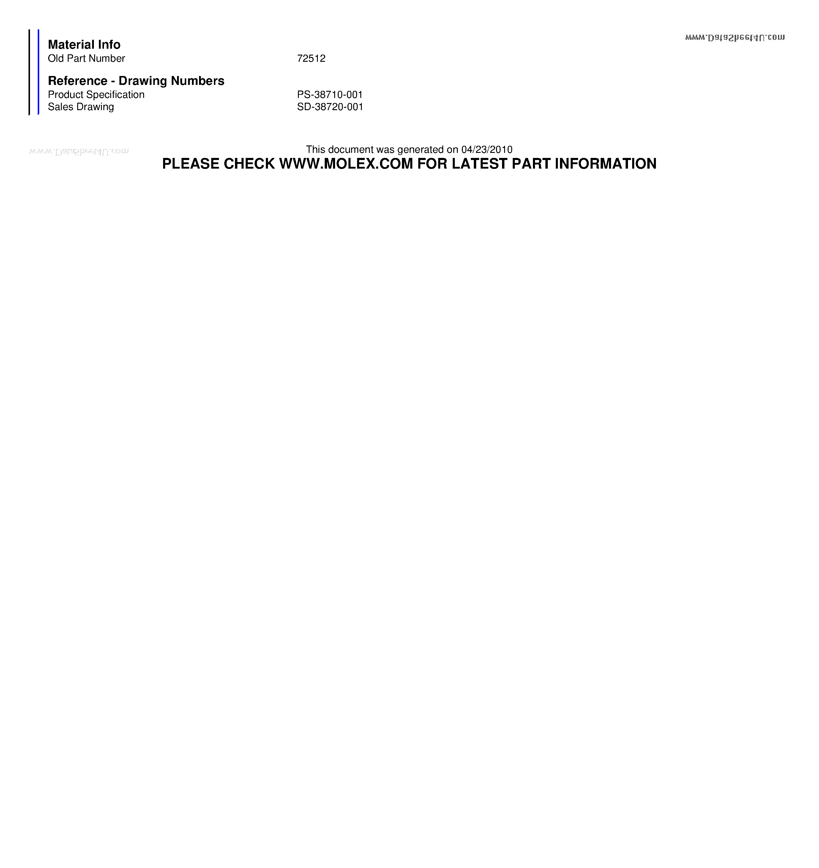 Даташит 72512 - 9.53mm (.375) Pitch Beau PCB Terminal Strip страница 2