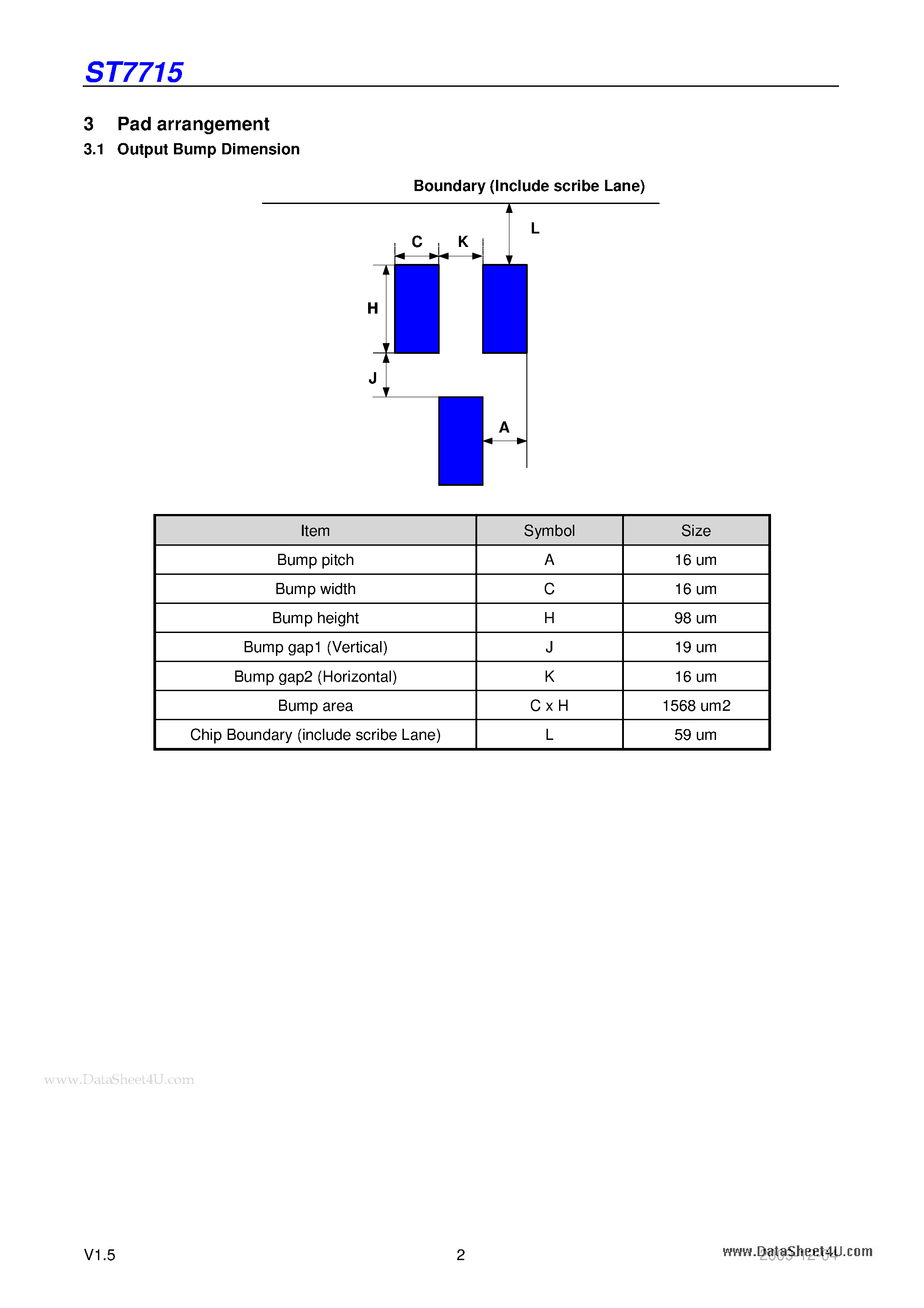 Даташит на микросхему ST7715 страница 2 Даташит ST7715 - 262K Color Single-Chip TFT Controller/Driver страница 2