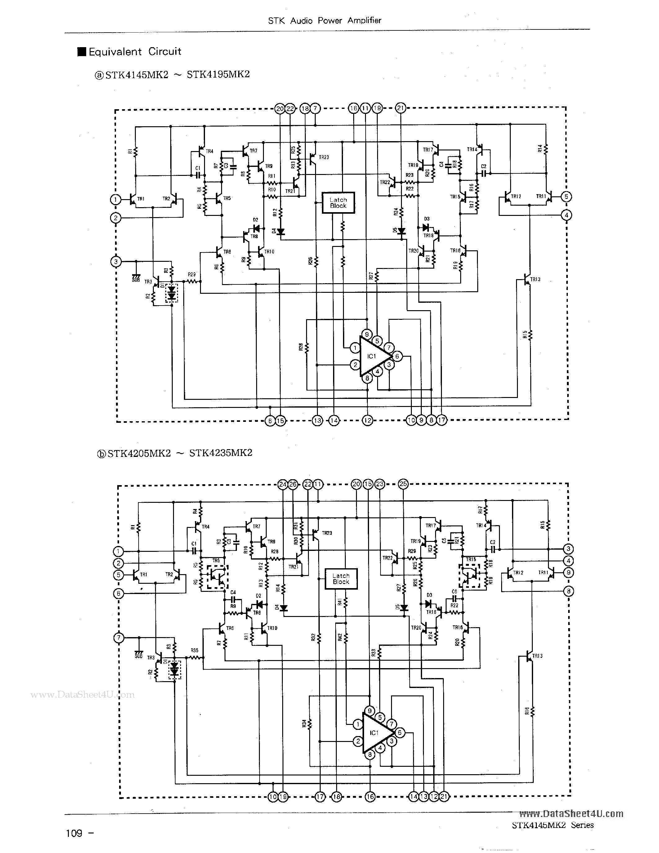 Datasheet STK4175MK2 page 2 Datasheet STK4175MK2 - STK Audio Power Amplifier page 2
