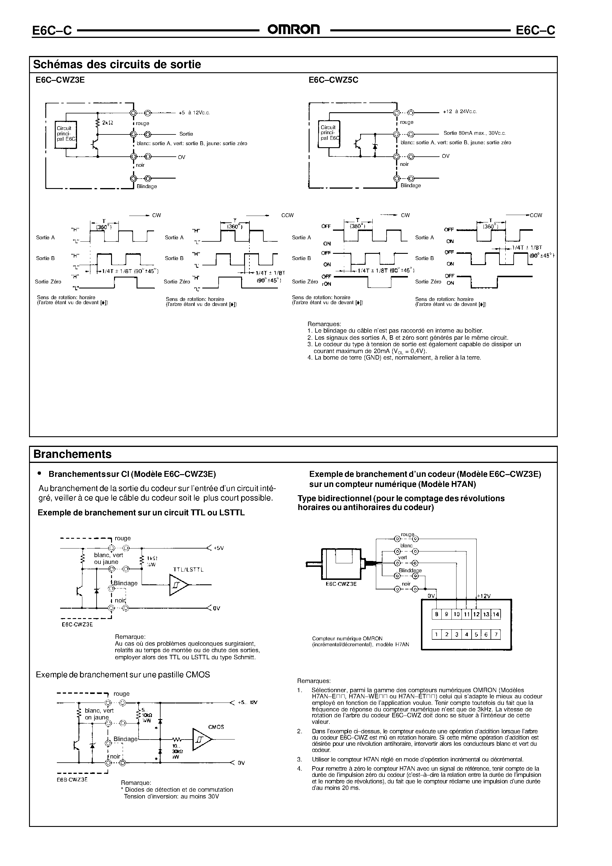 Даташит на микросхему E6C-C страница 2 Даташит E6C-C - CODEUR OPTIQUE INCREMENTAL страница 2