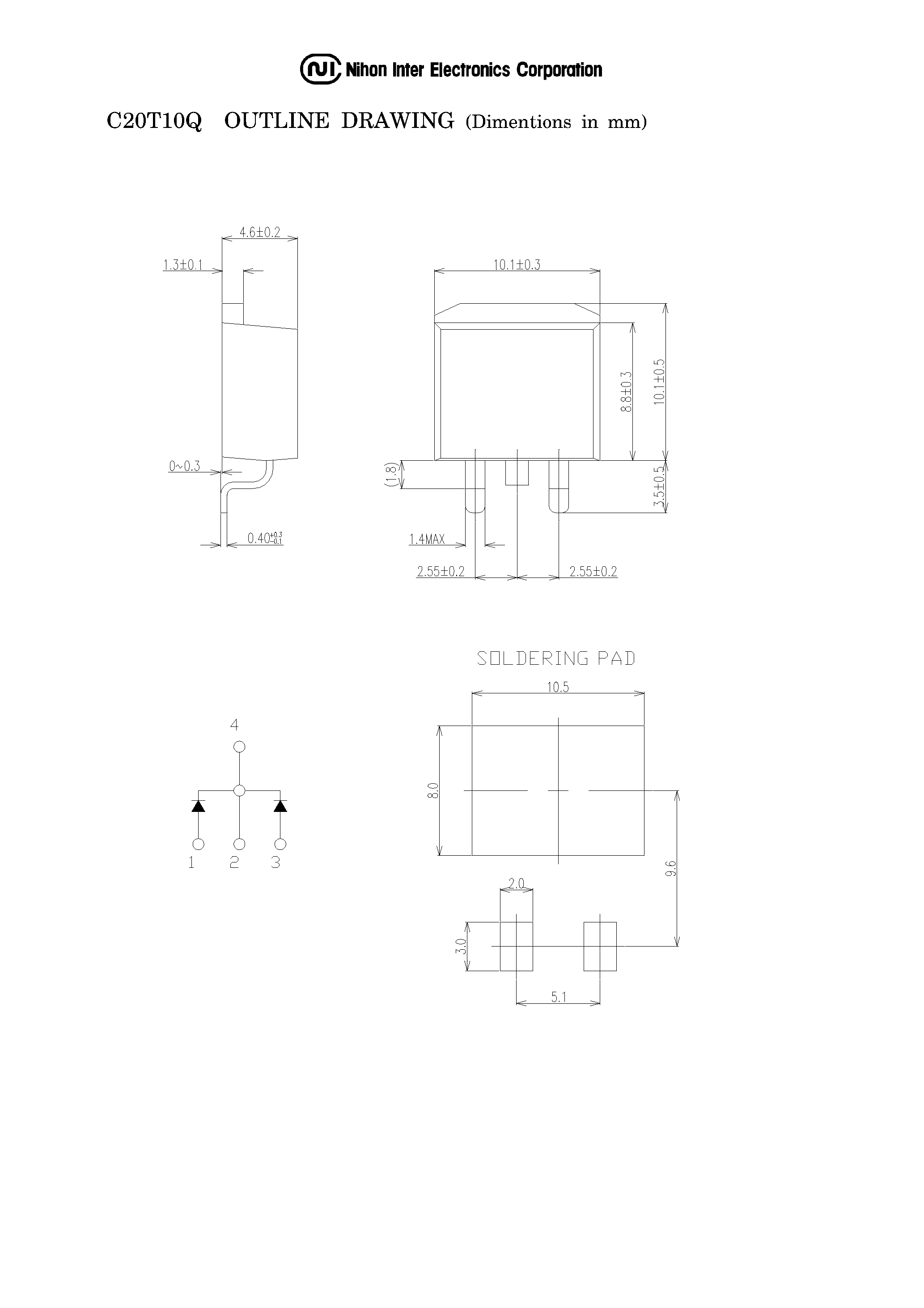 Даташит на микросхему C20T10Q страница 2 Даташит C20T10Q - Schottky Diodes страница 2
