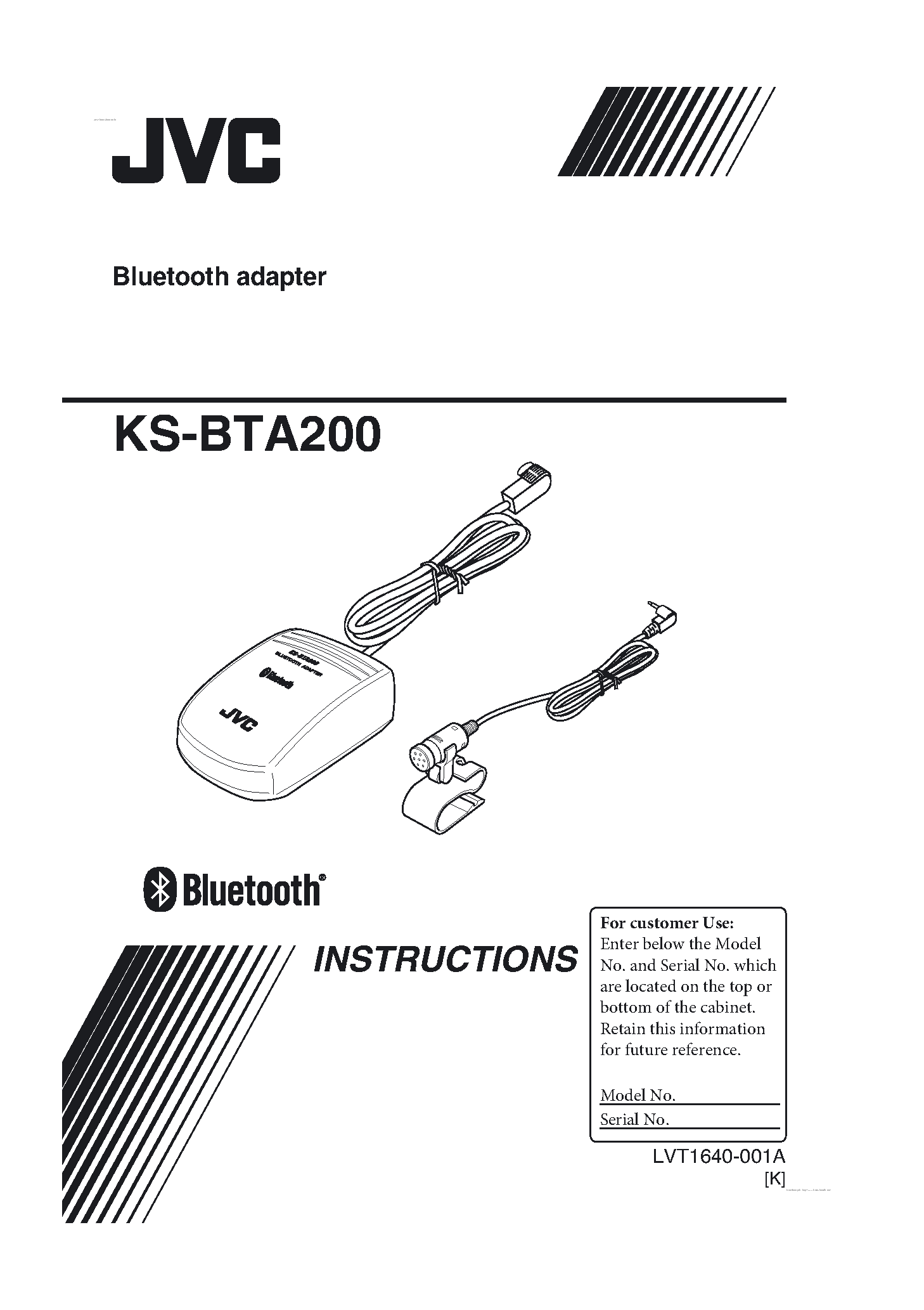 Даташит KS-BTA200 - Bluetooth adapter страница 1