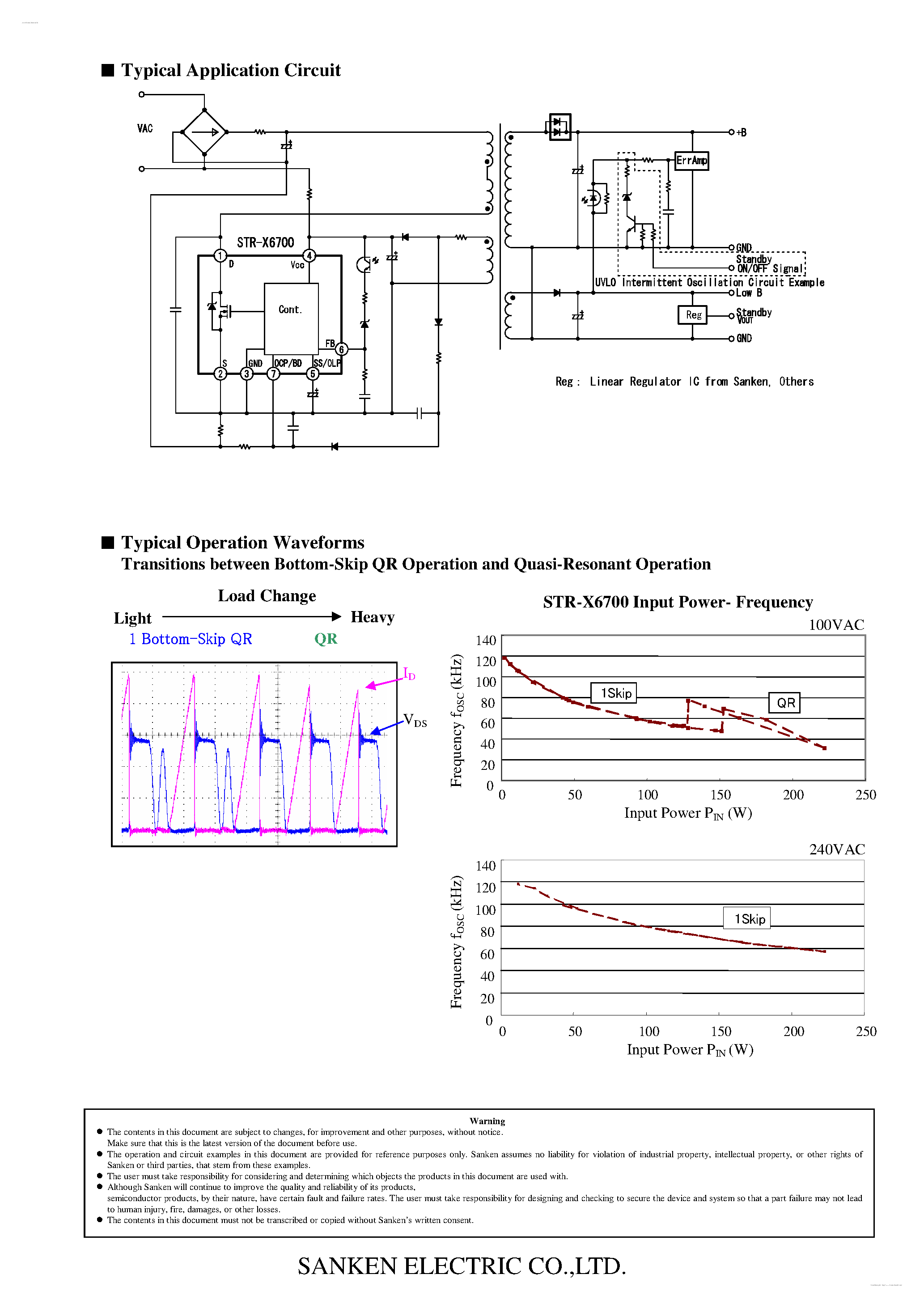 Даташит на микросхему STR-X6700 страница 2 Даташит STR-X6700 - Power IC страница 2