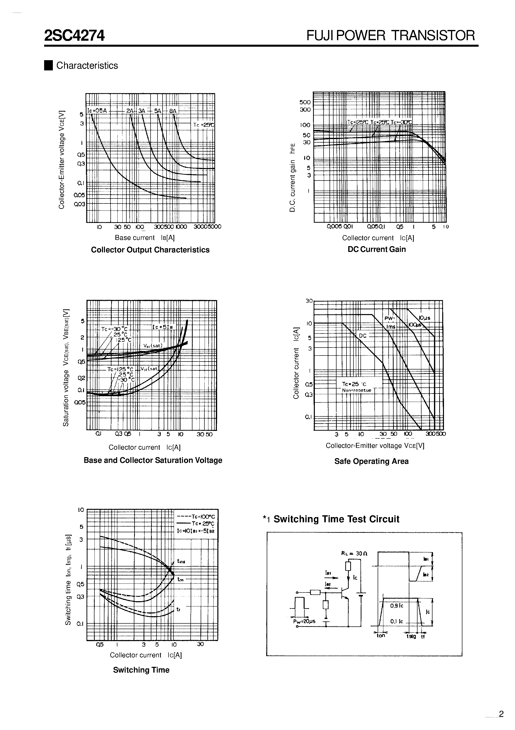 Datasheet C4274 page 2 Datasheet C4274 - Search -----> 2SC4274 page 2