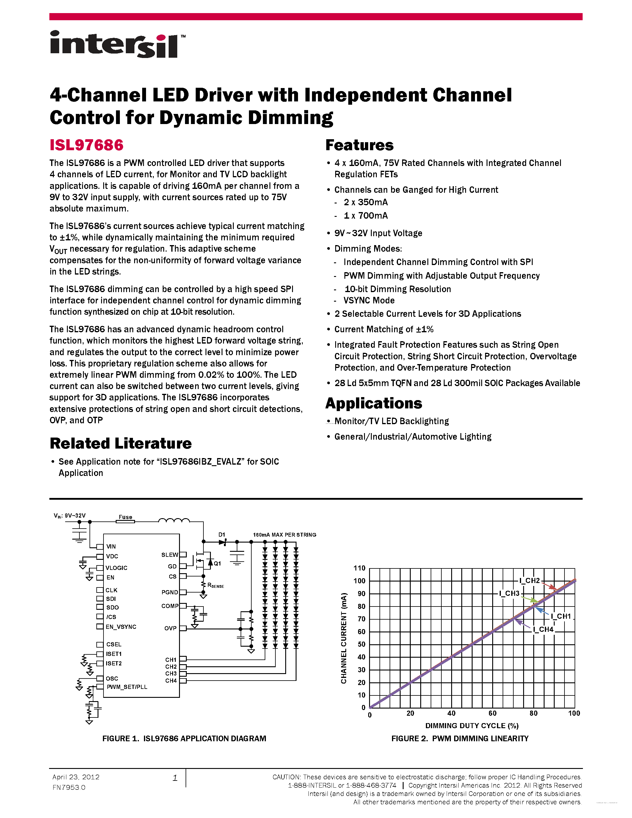 Datasheet ISL97686 - page 1