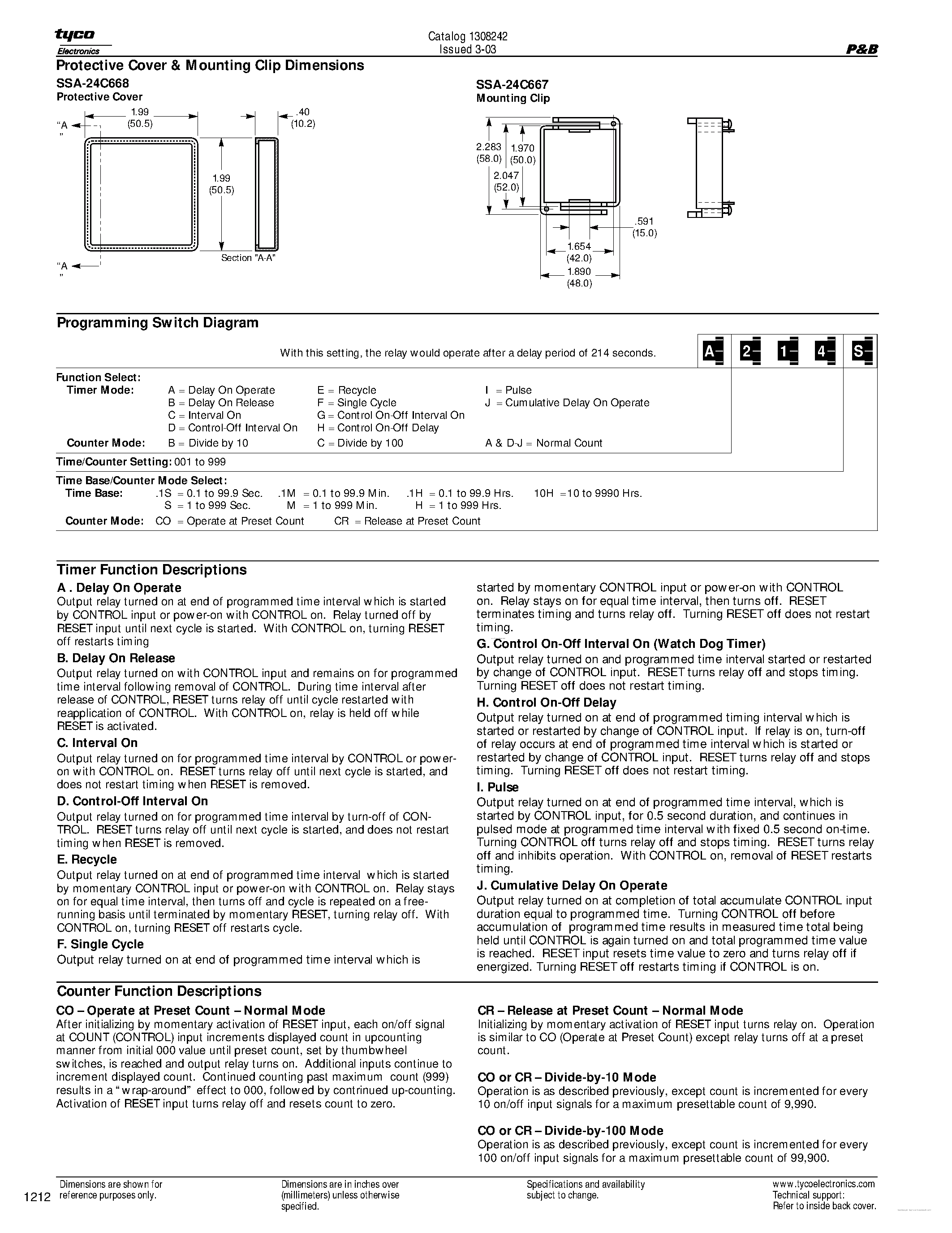 Даташит CNT - Digital Time Delay Relay страница 2