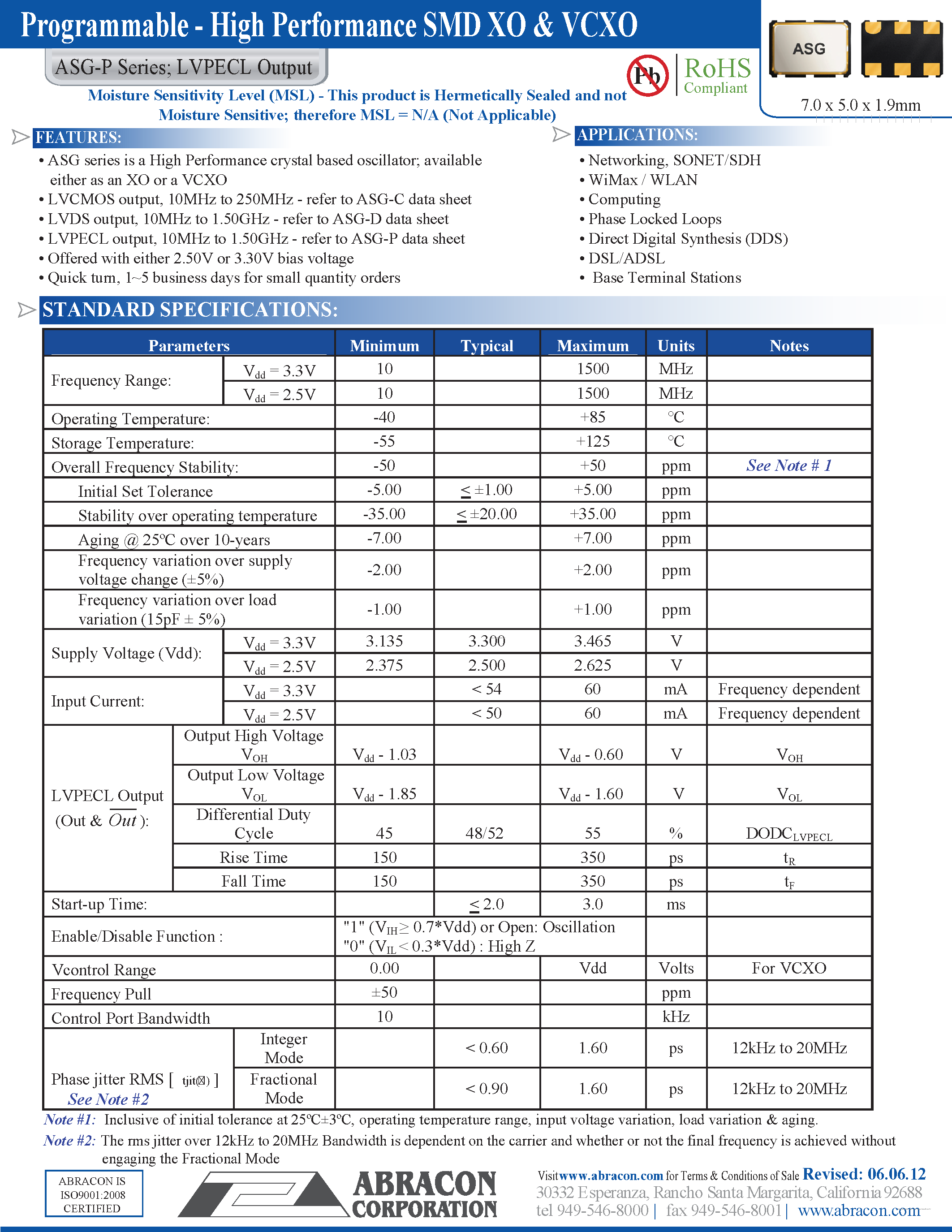 Даташит на микросхему ASG-P страница 1 Даташит ASG-P - страница 1