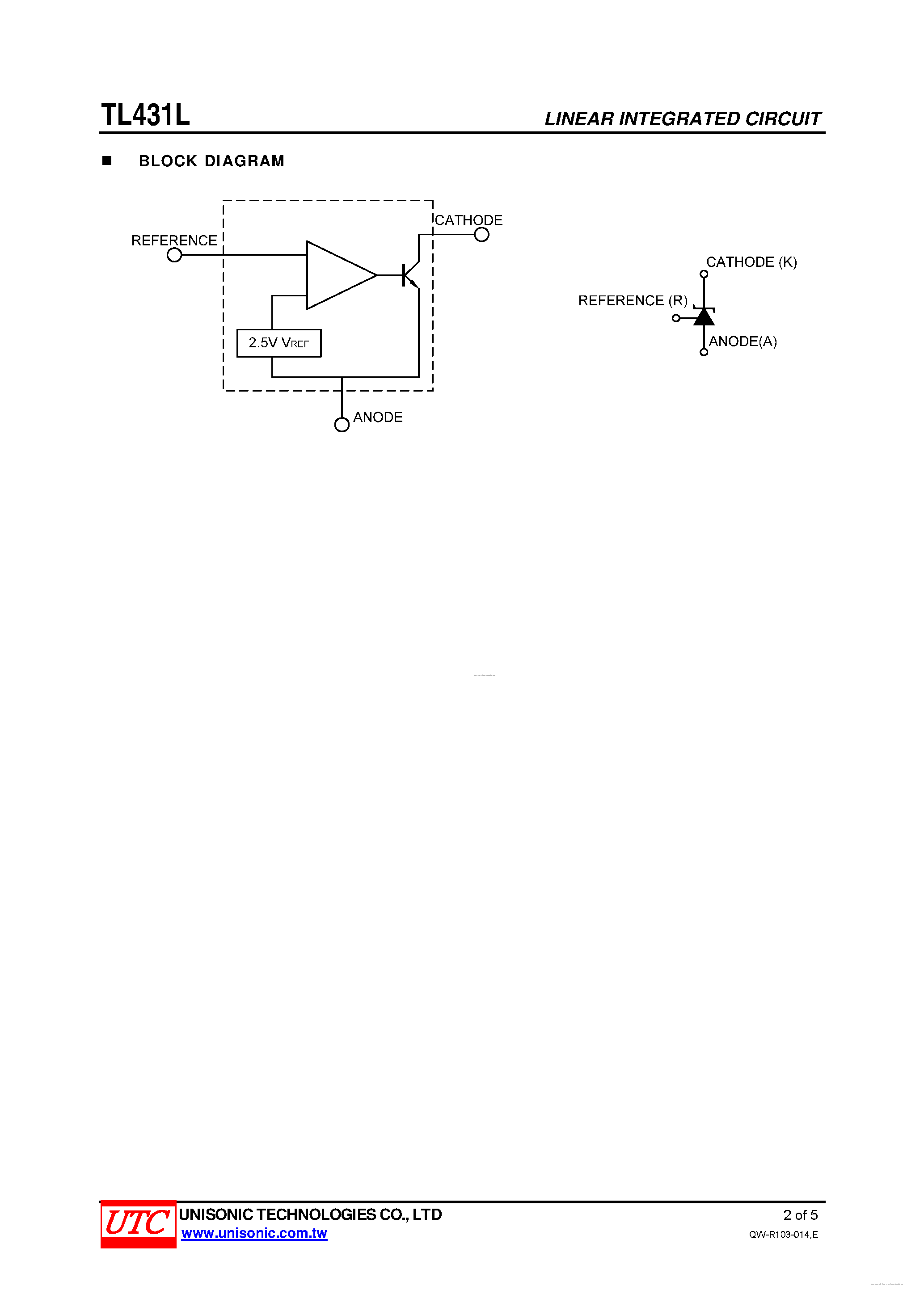 Даташит TL431L - страница 2