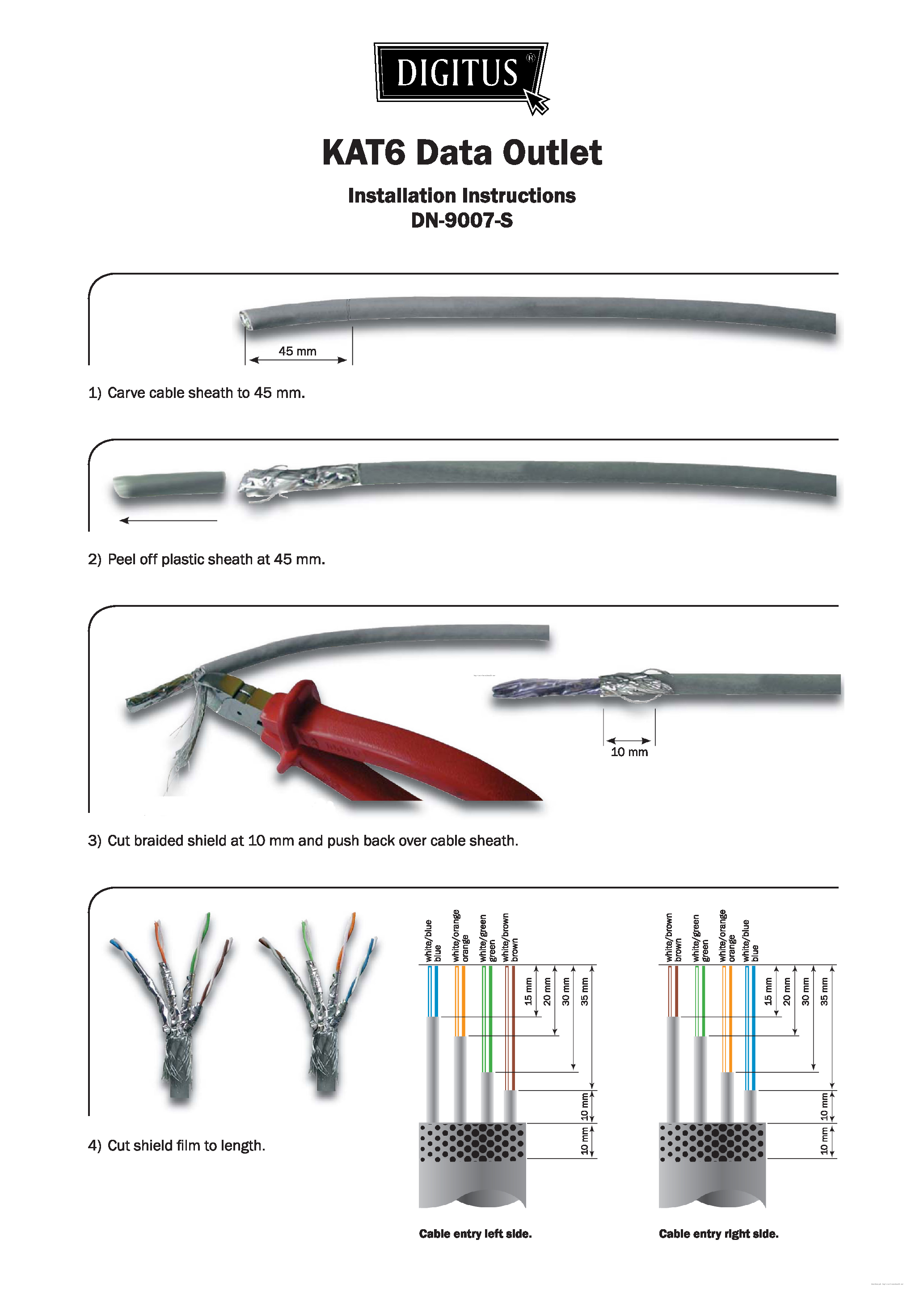 Datasheet DN-9007-S - page 1