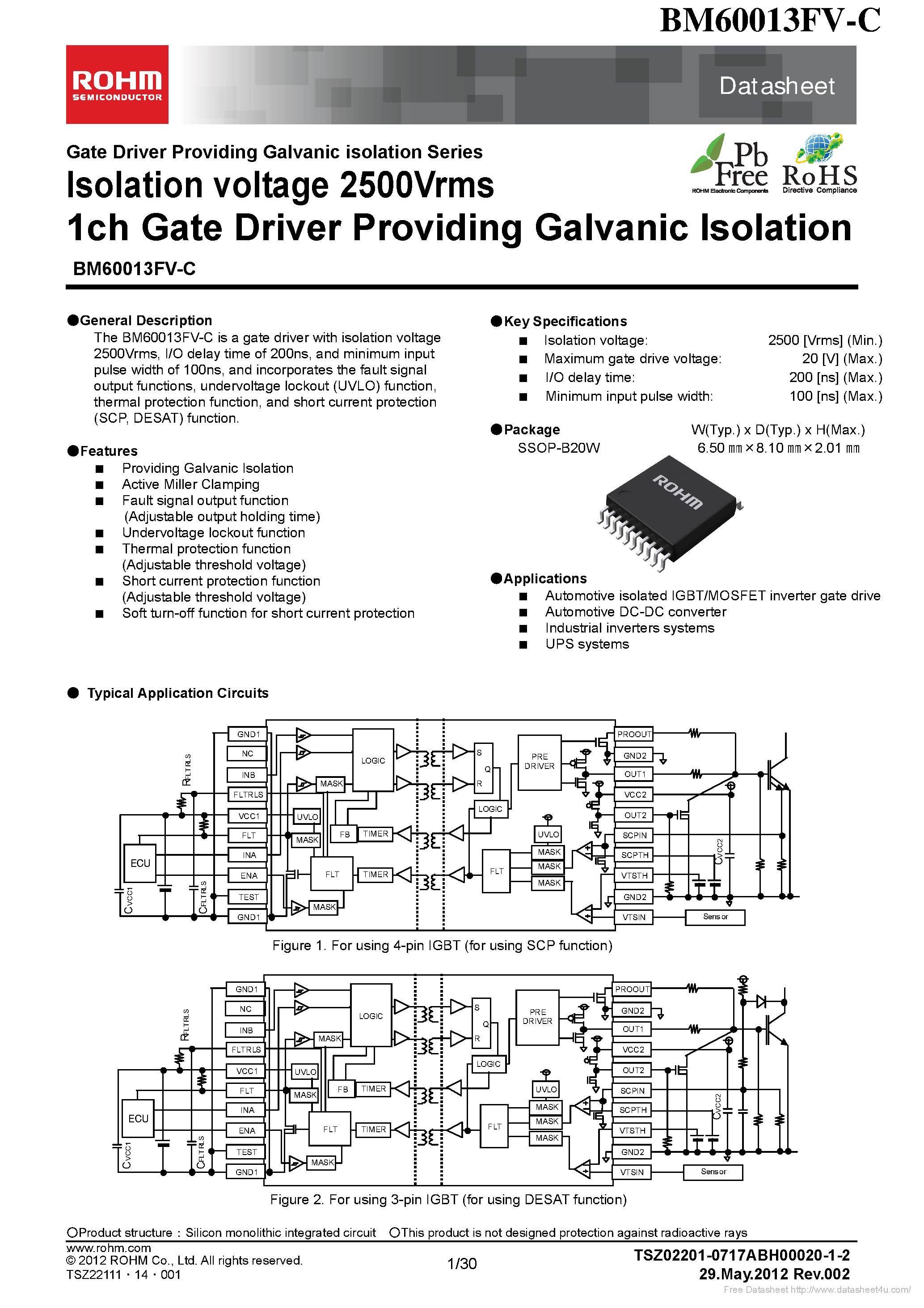 Даташит BM60013FV-C - страница 1