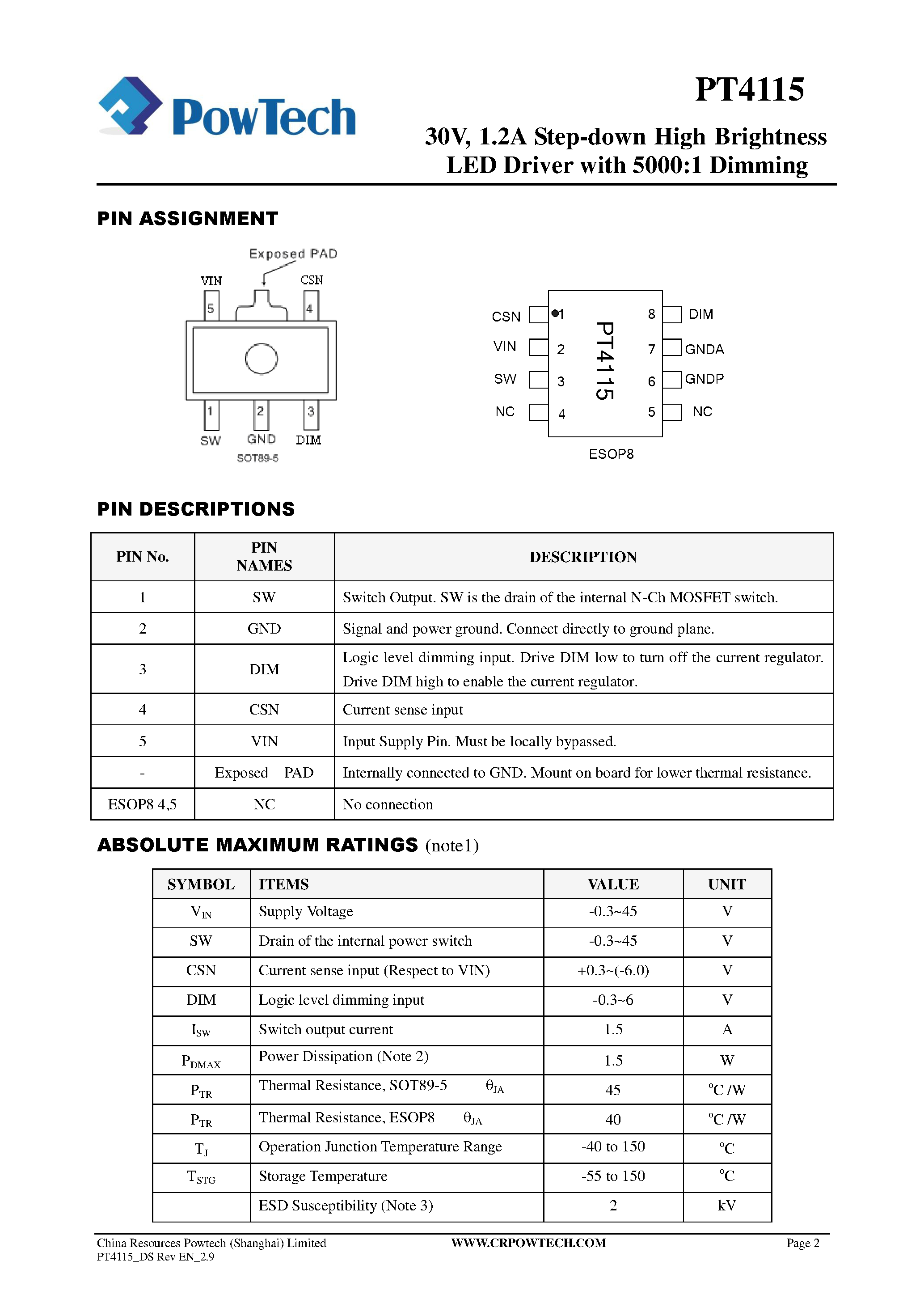 PT4115 Led Driver devresi อ เ ล ก ท ร อ น ก ส