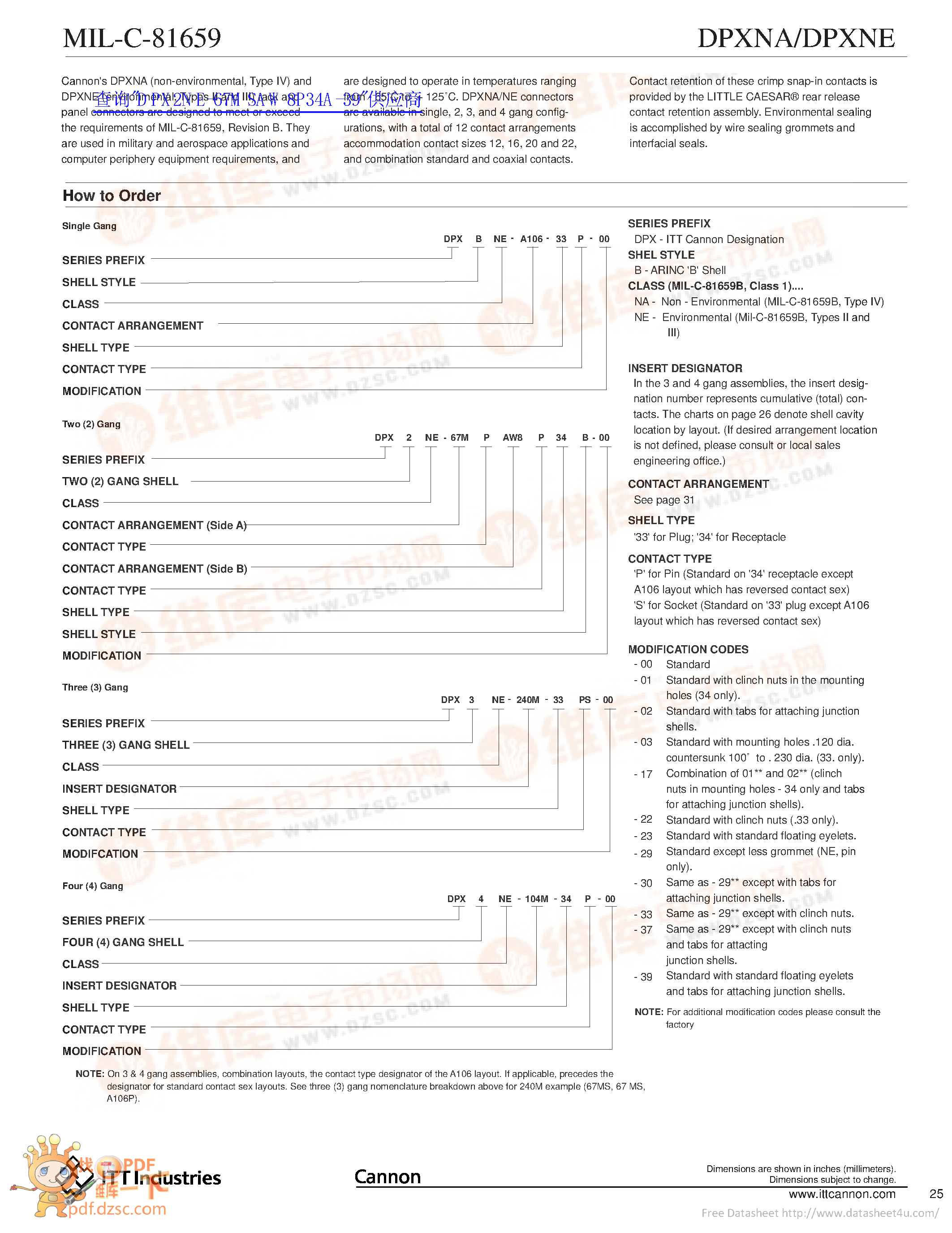 Datasheet MIL-C-81659 page 1 Datasheet MIL-C-81659 - page 1