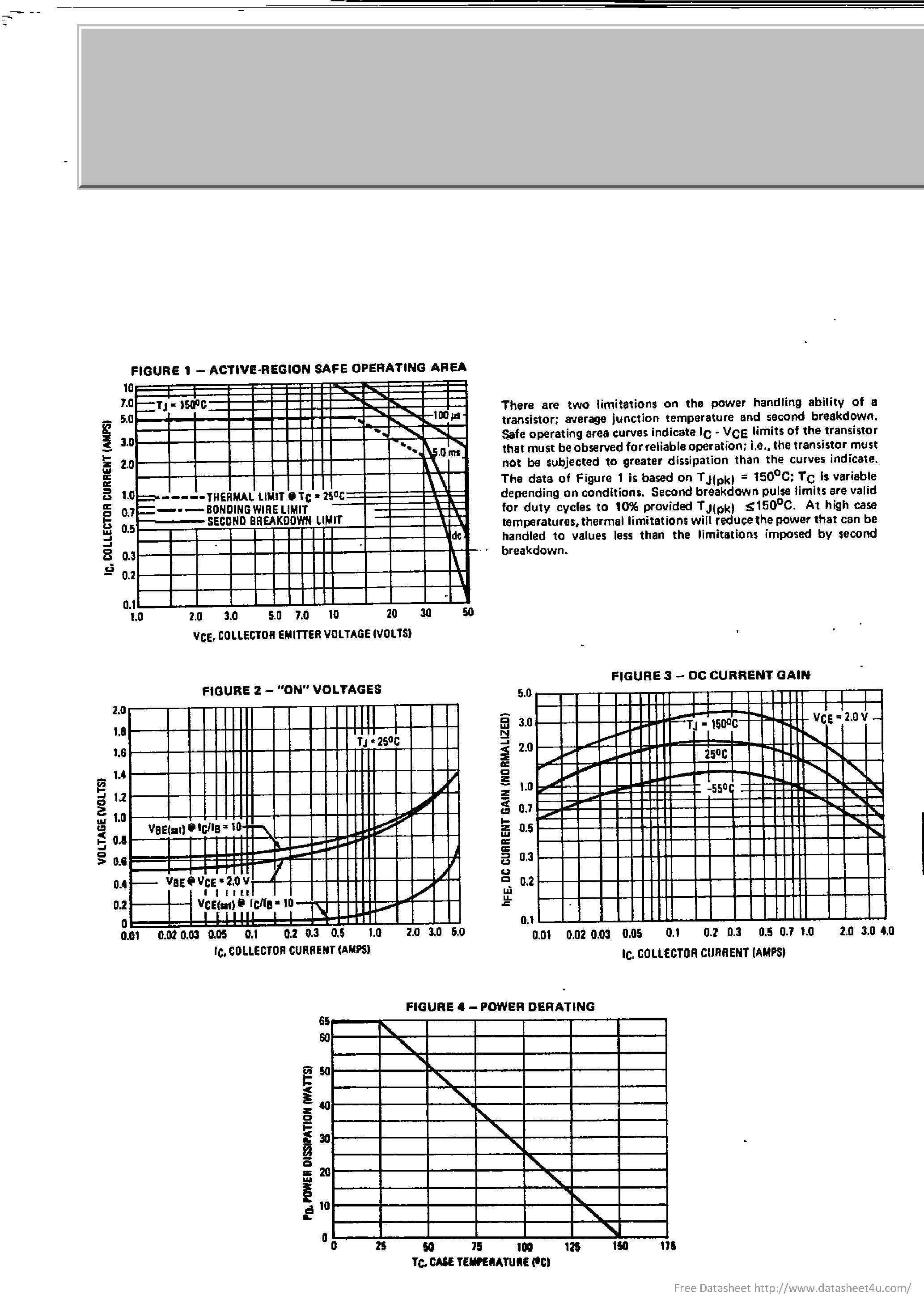 Datasheet MJE105 - page 2