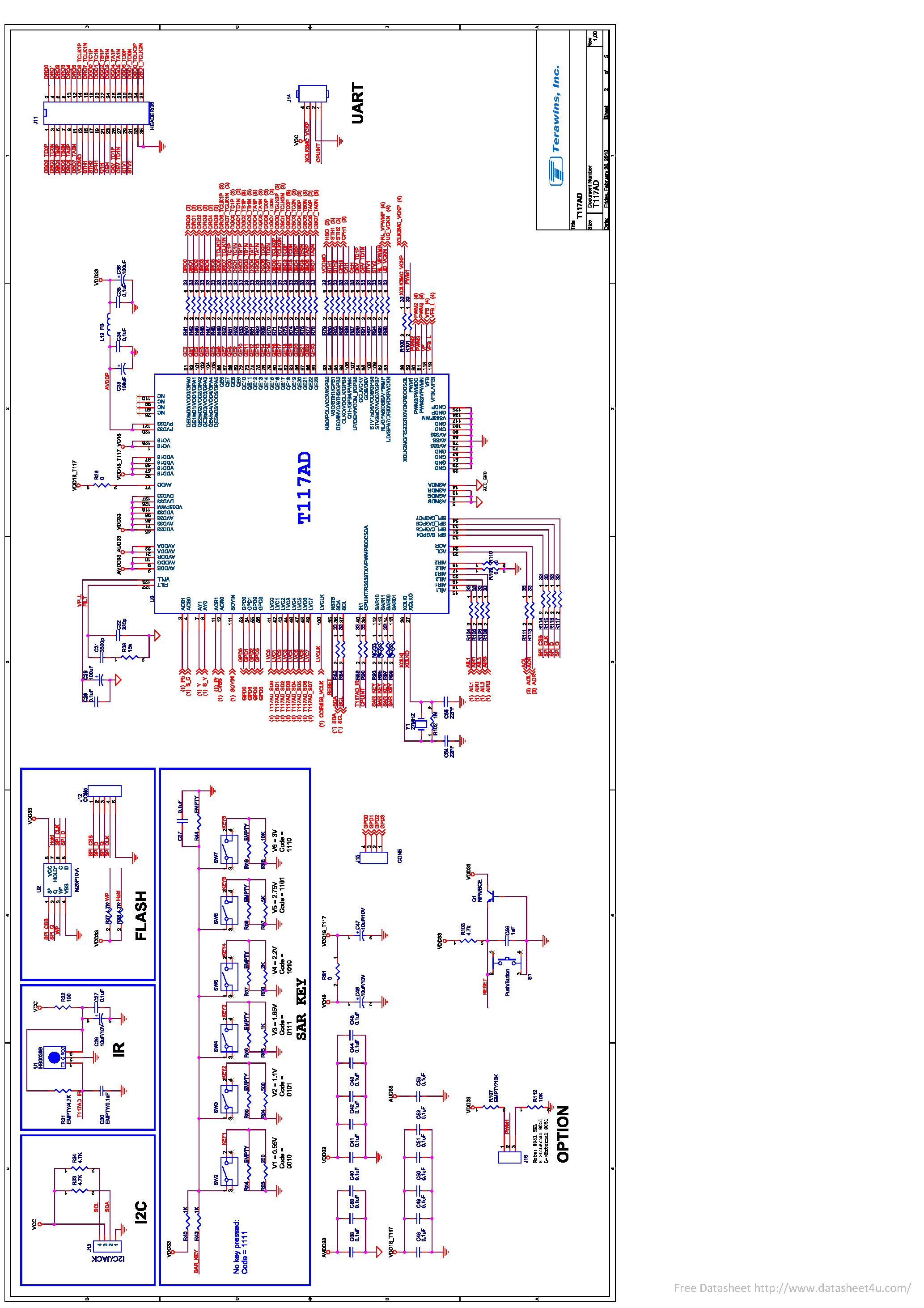 Datasheet T117AD - page 1