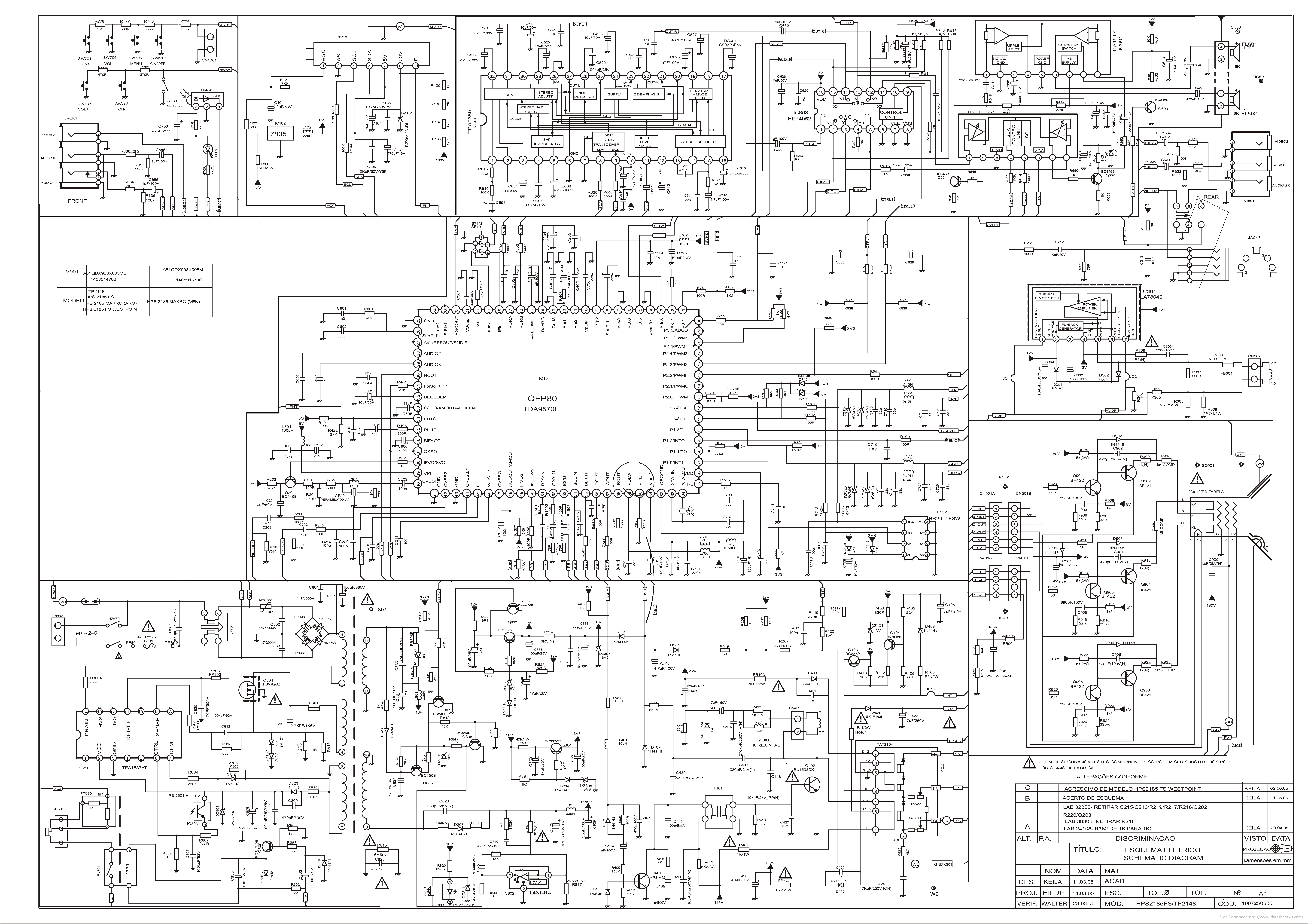 Datasheet TDA9570H - page 1