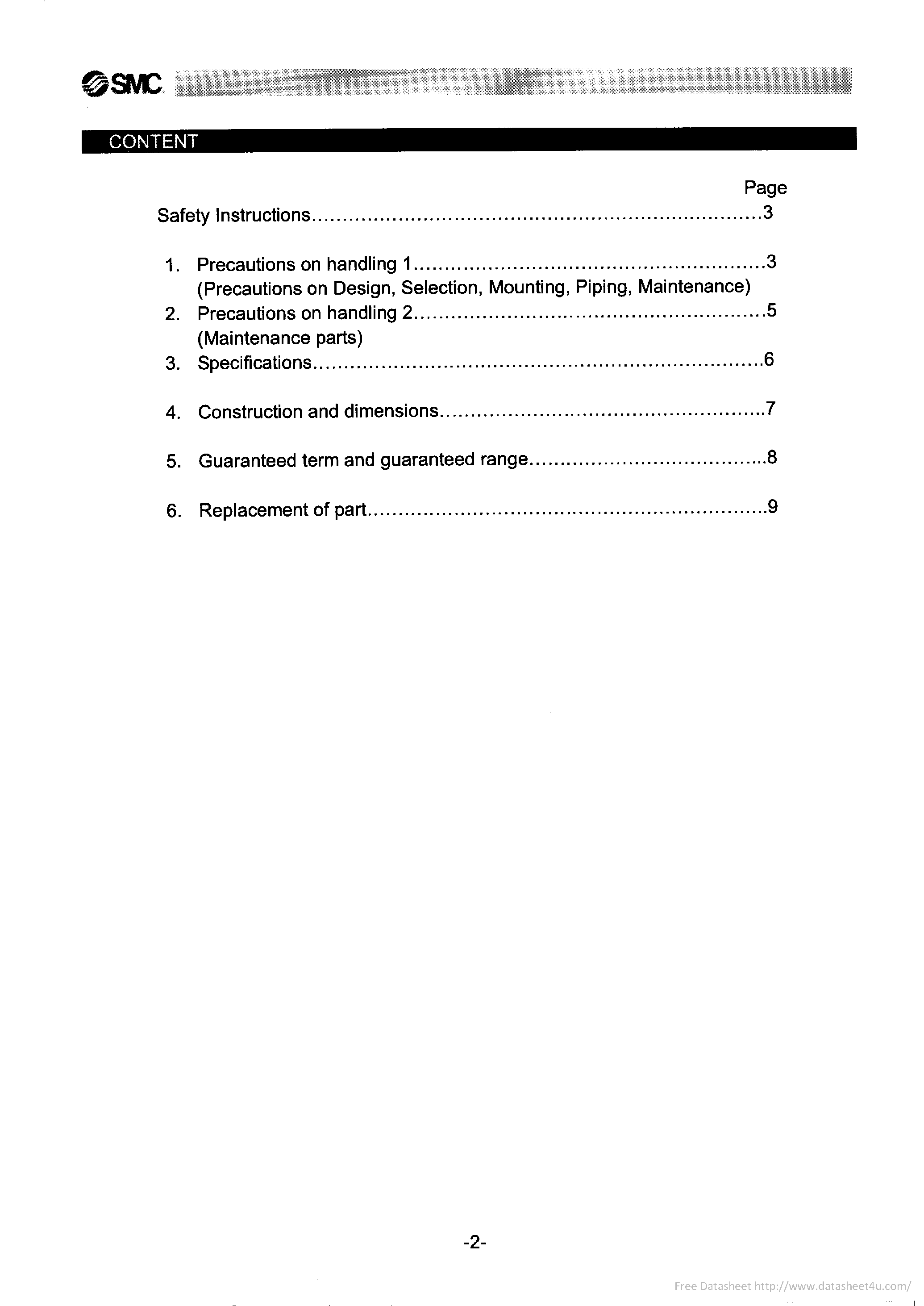 Datasheet XLAV - page 2
