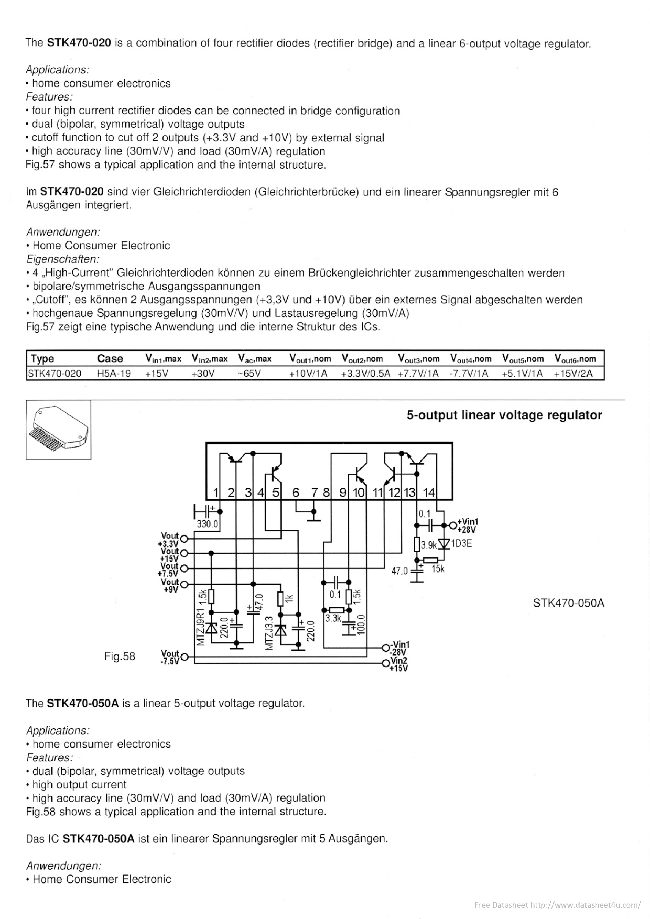 Datasheet STK470-010 page 2 Datasheet STK470-010 - page 2