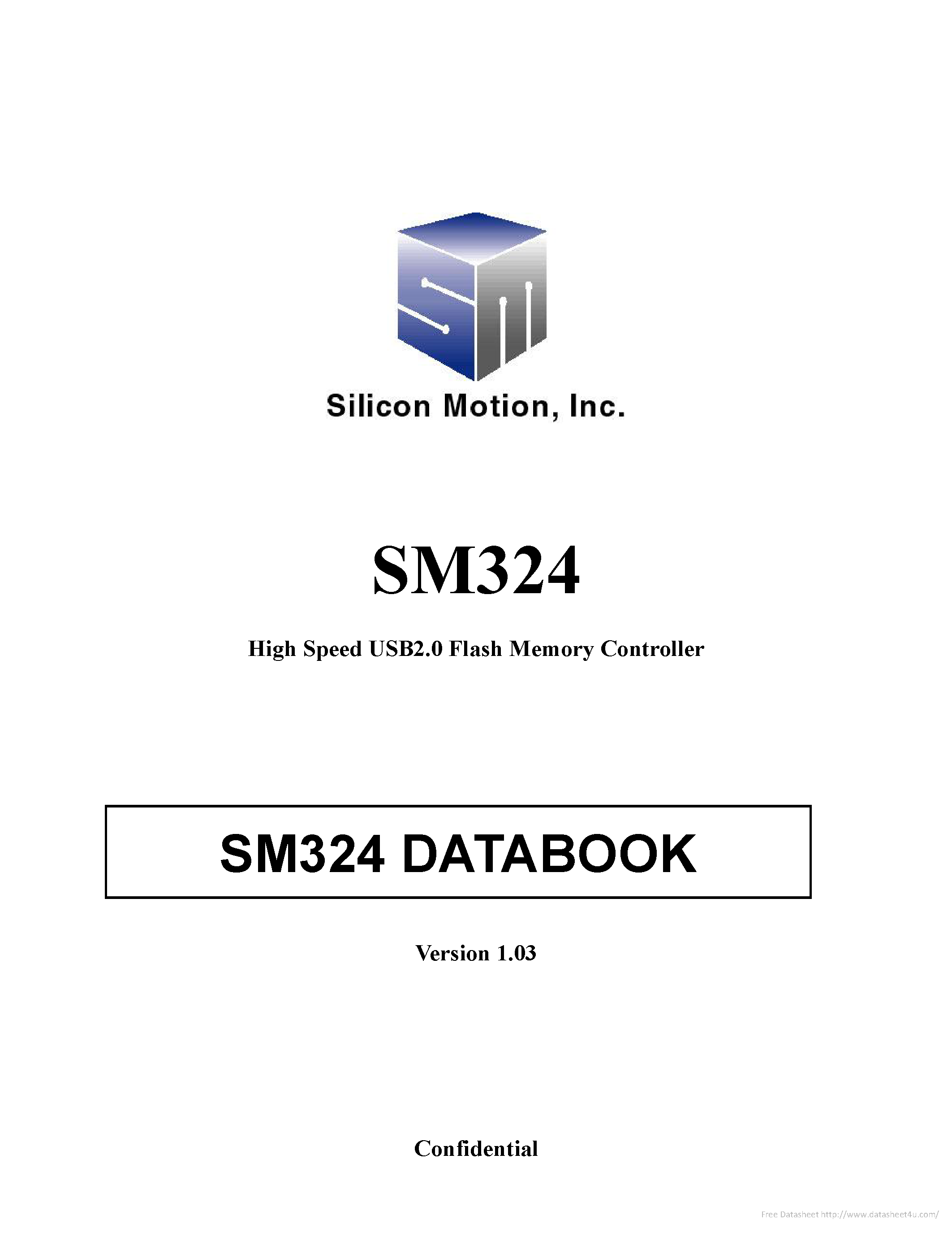 Datasheet SM324 page 1 Datasheet SM324 - page 1