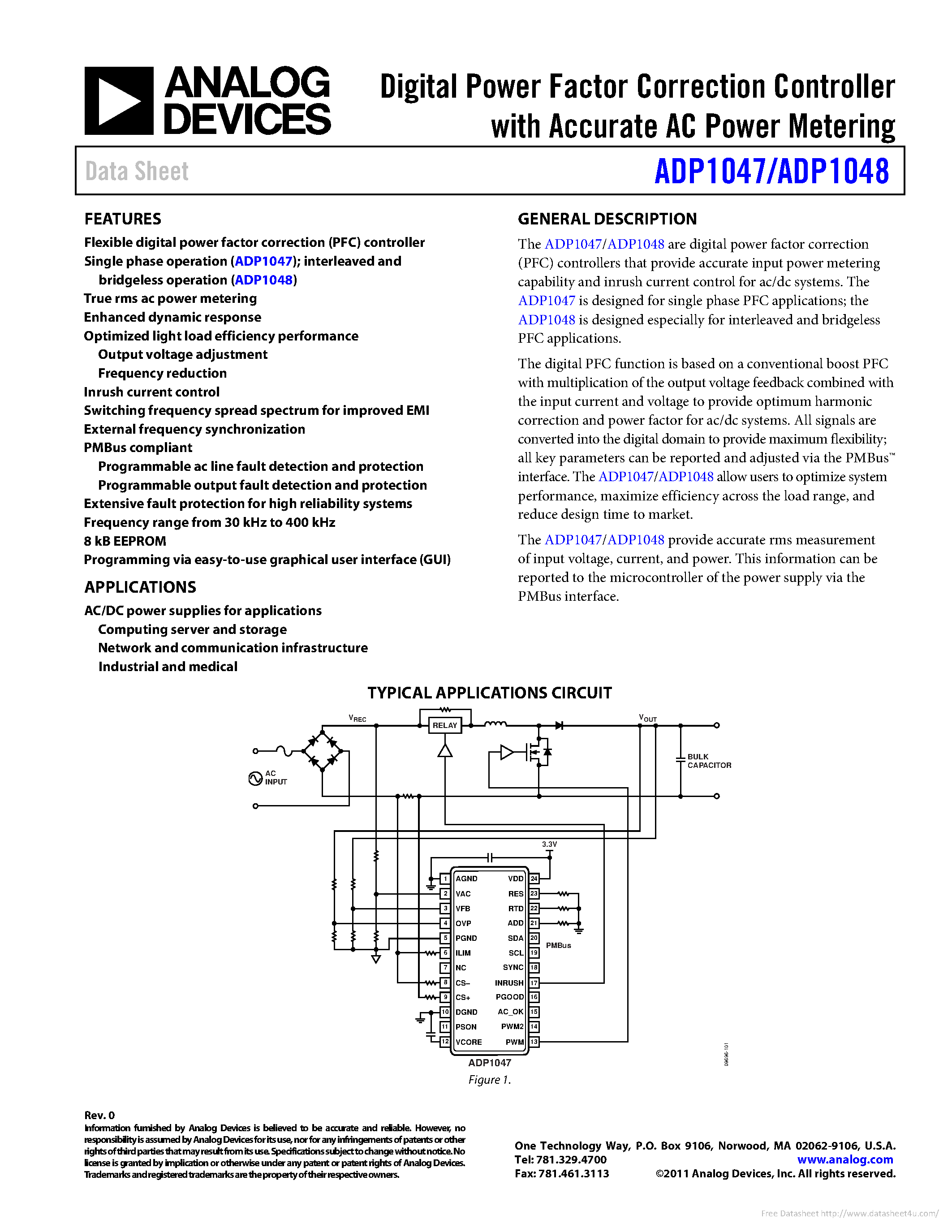 Даташит ADP1047 - страница 1