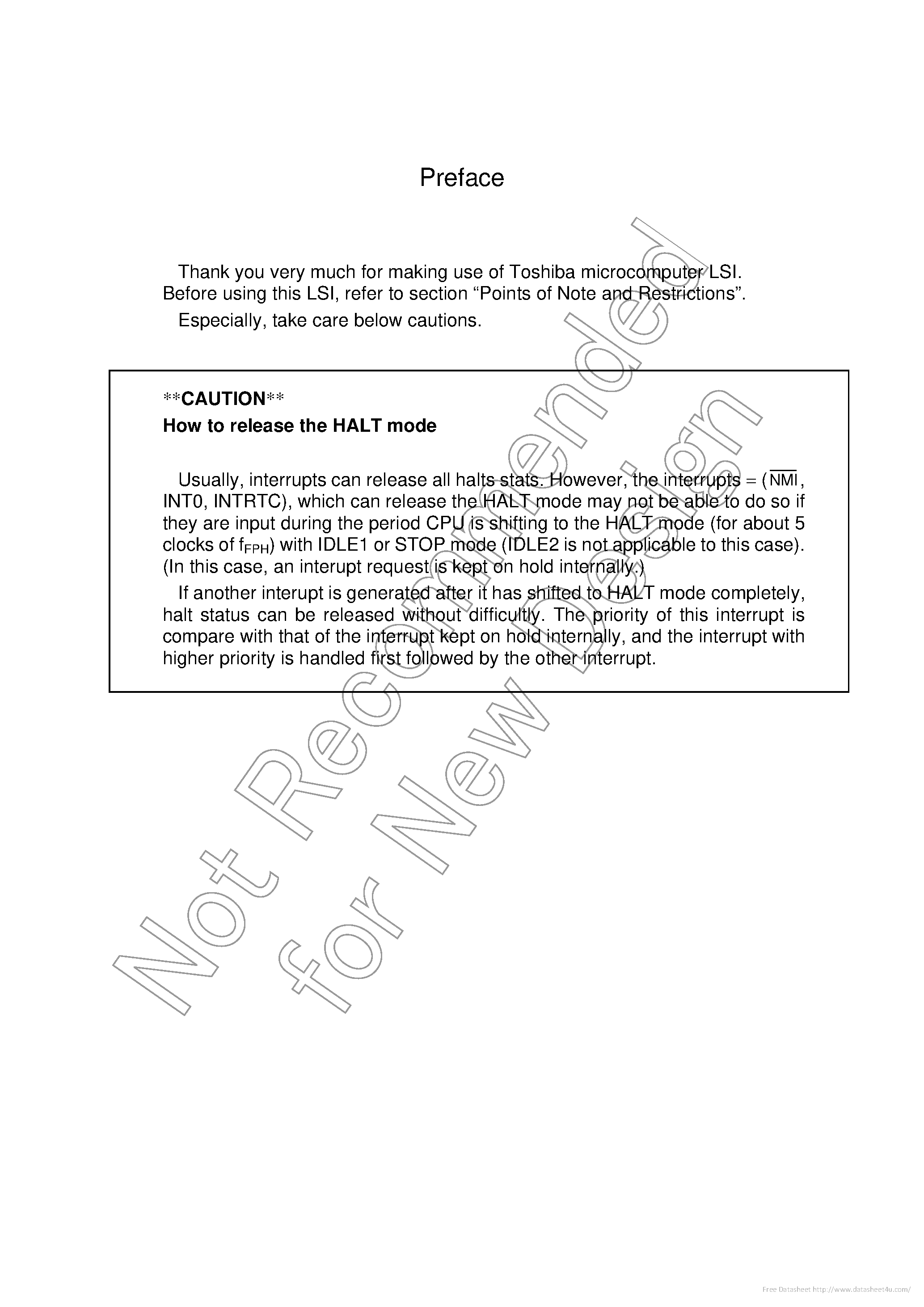 Datasheet TMP91FW27FG - page 2