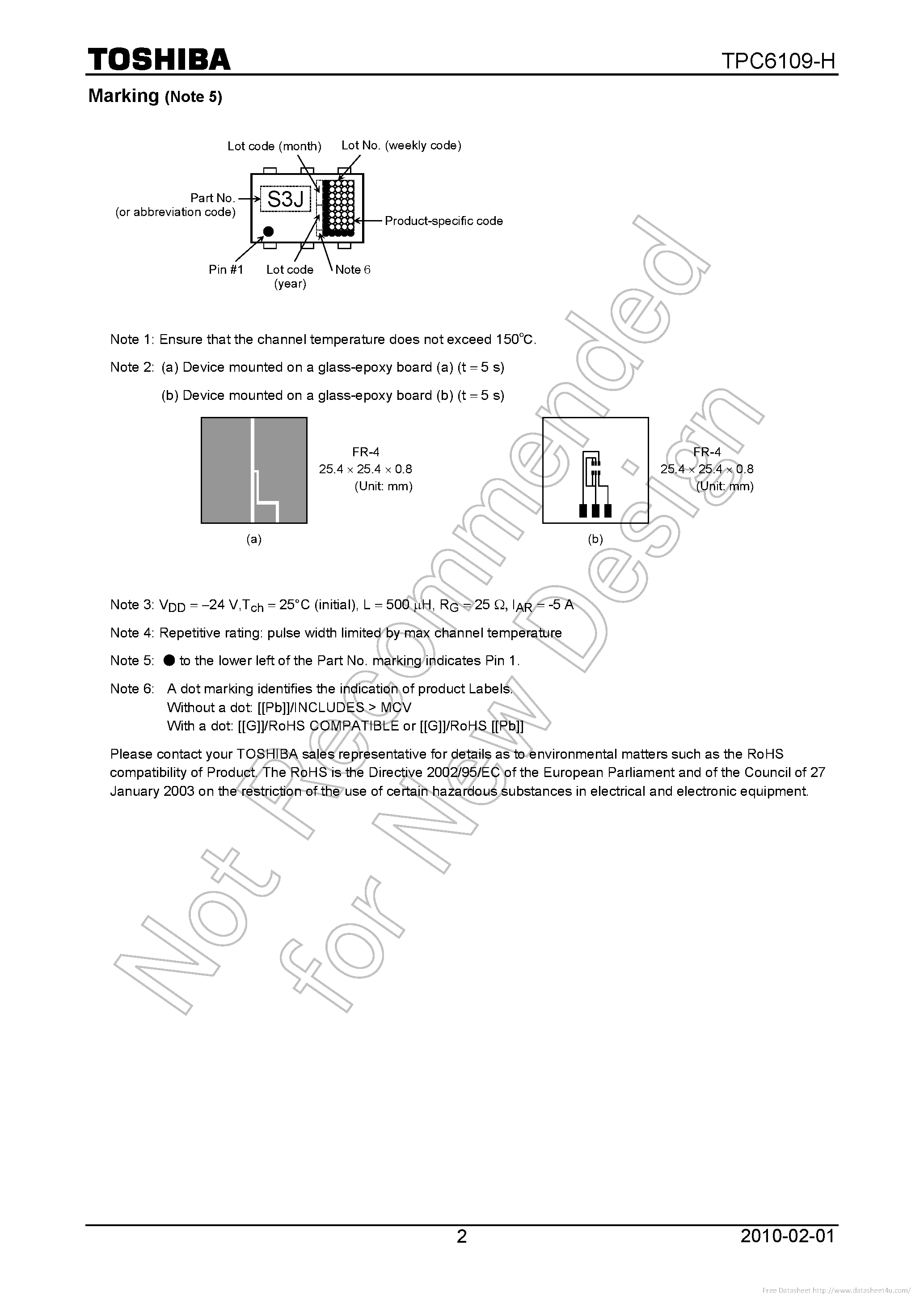 Datasheet TPC6109-H - page 2