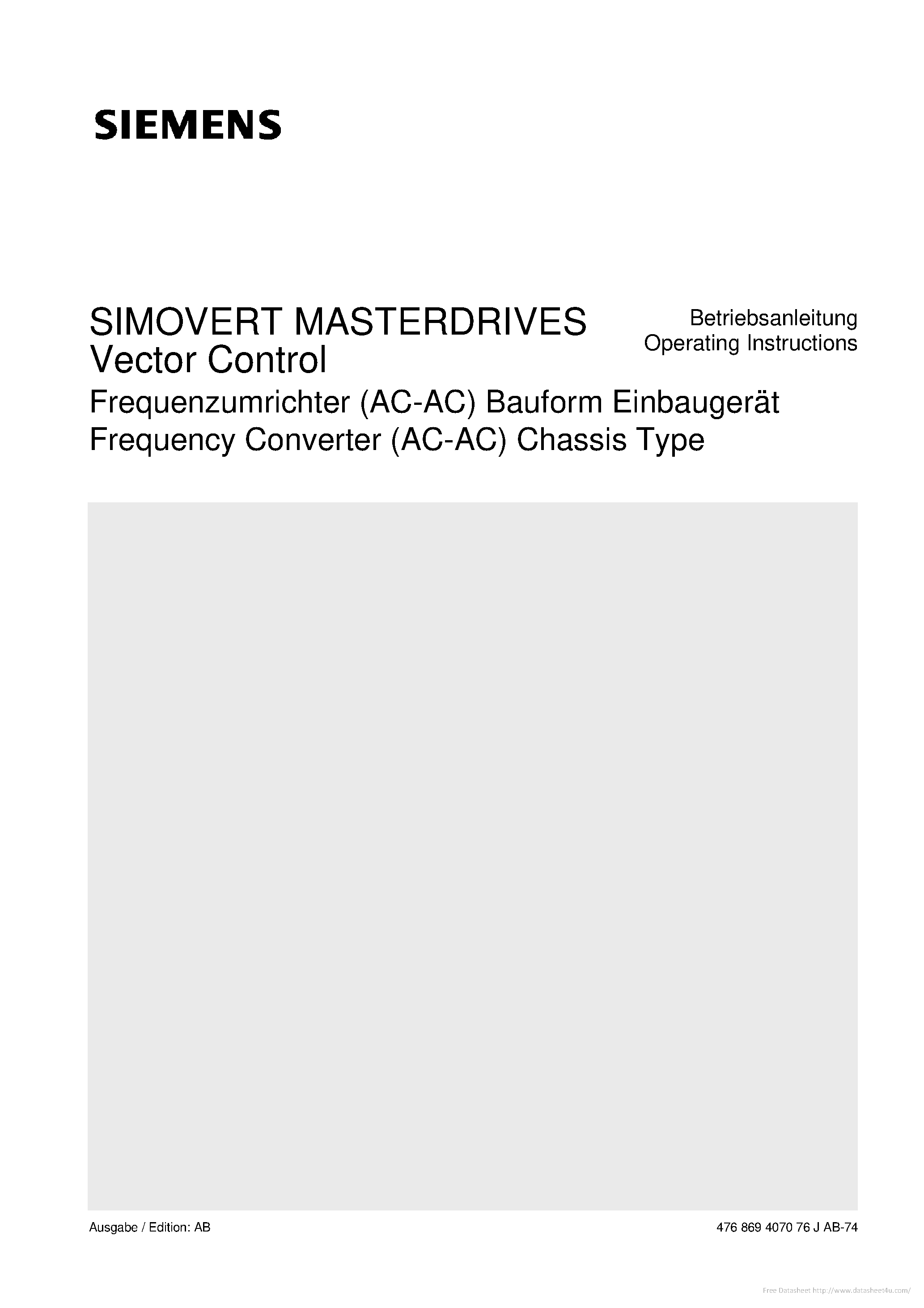 Даташит 6SE7026-0HF60 - страница 1